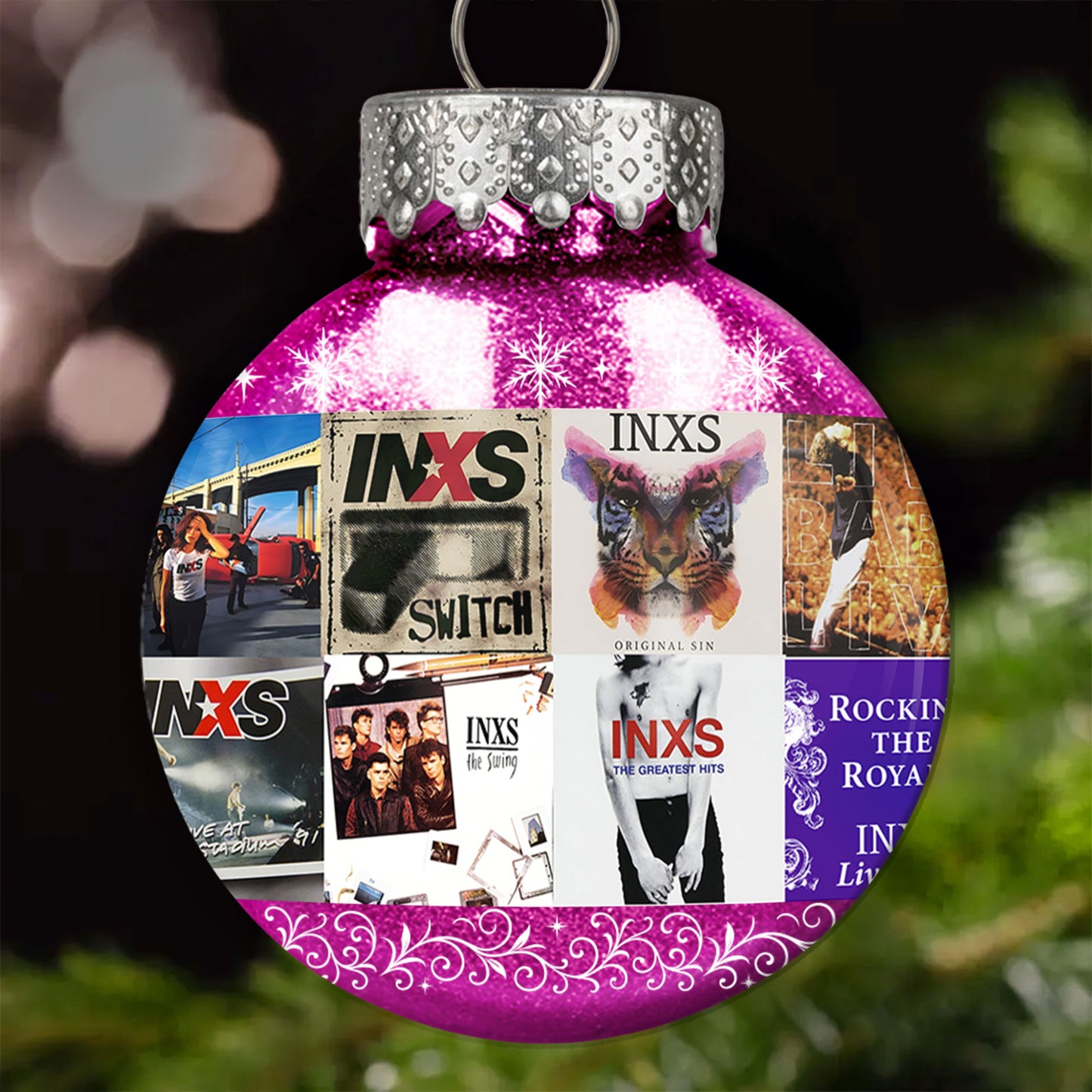 INXS Ball Ornament – Celebrate the Sound of Iconic Rock Energy