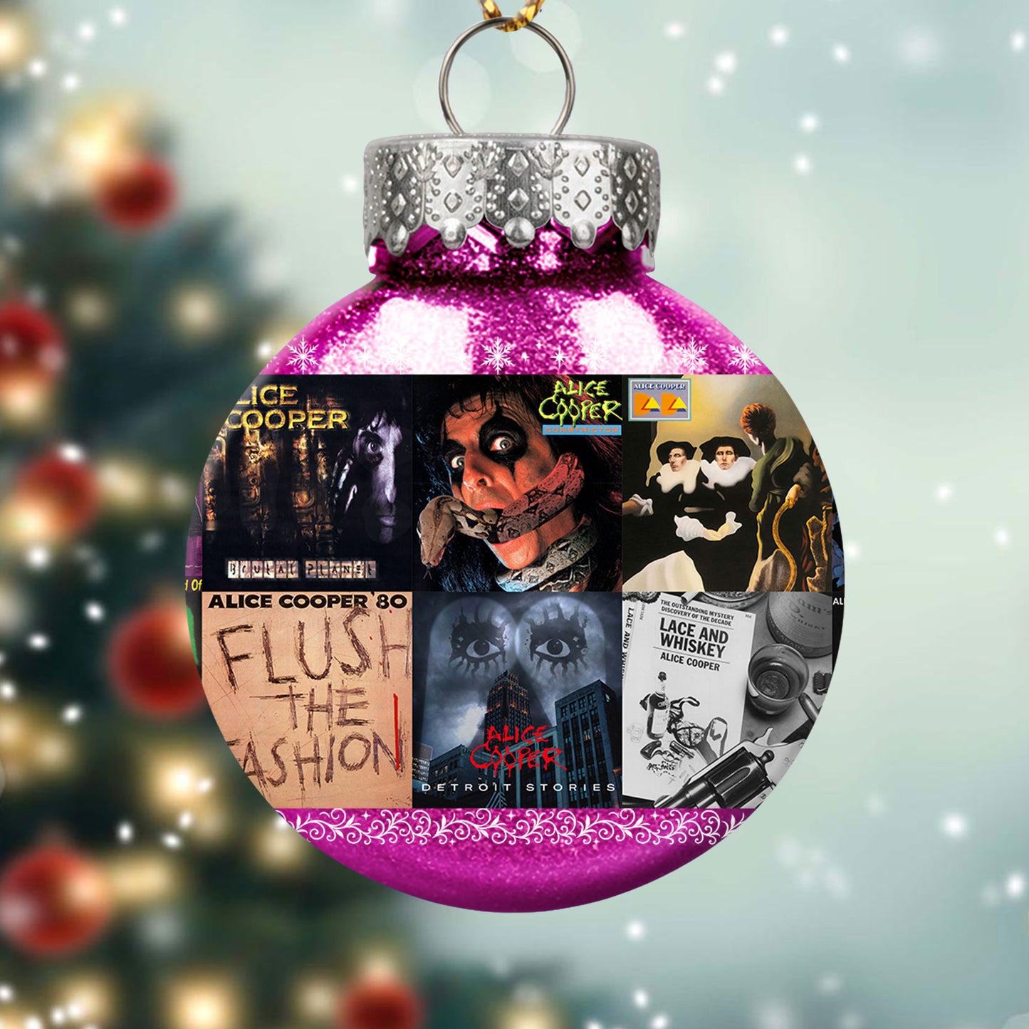 Alice Cooper Ball Ornament – Shock Rock Spirit for the Holidays