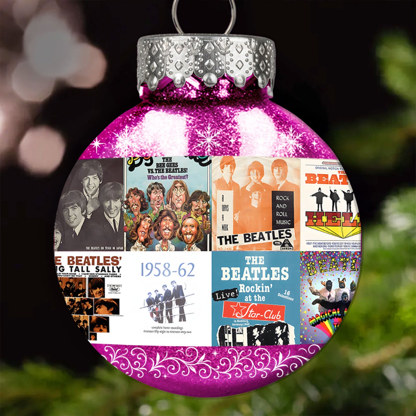 The Beatles Ball Ornament – A Legendary Tribute to Timeless Music