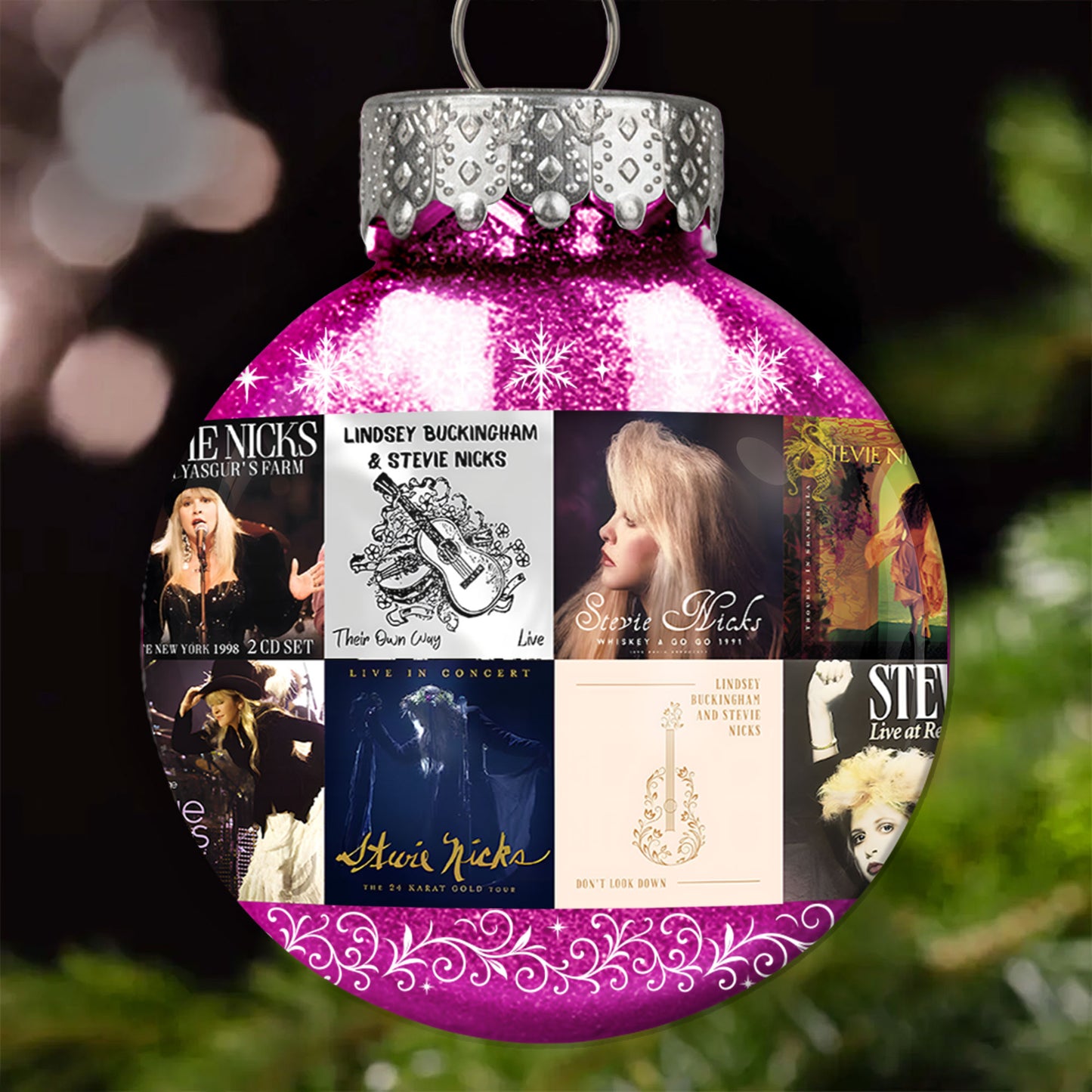 Stevie Nicks Ball Ornament – A Bohemian Tribute to the Queen of Mystical Rock