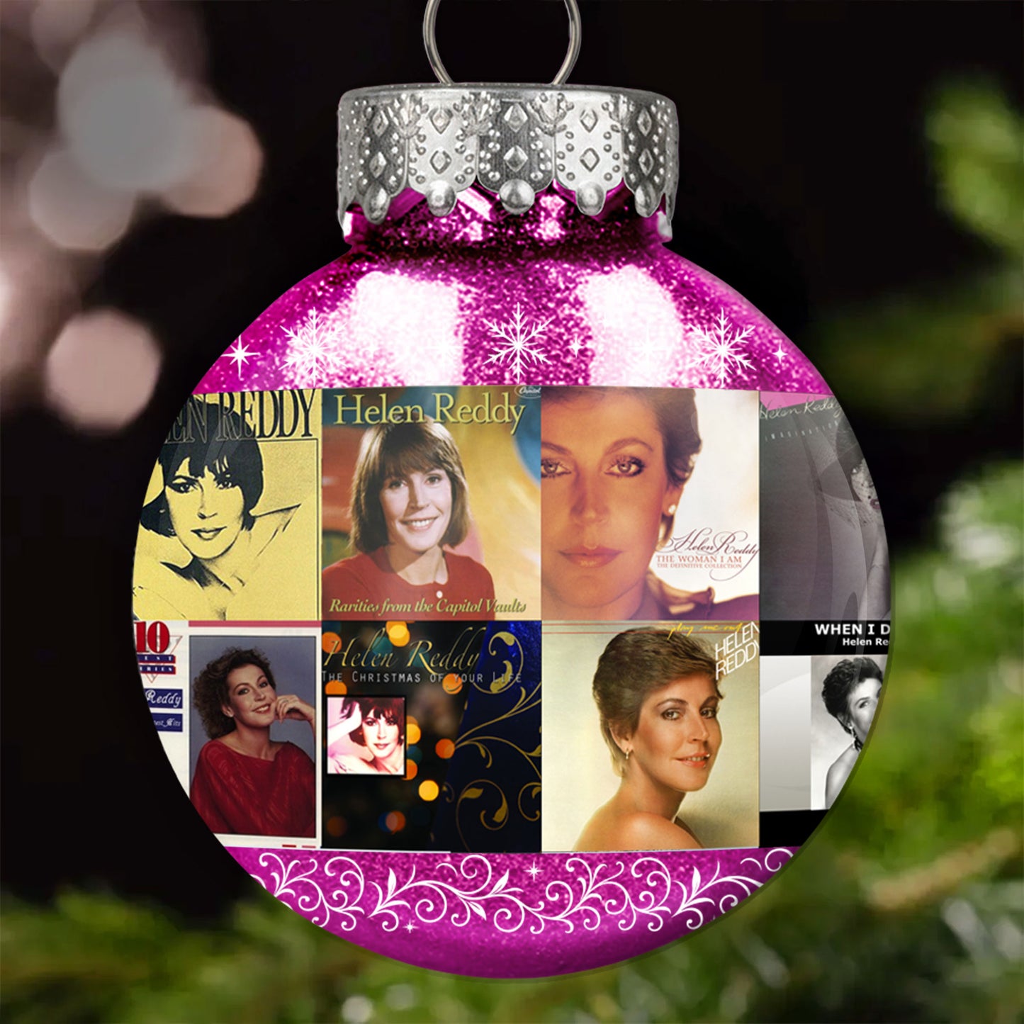Helen Reddy Ball Ornament – A Touch of Classic Grace for the Holidays