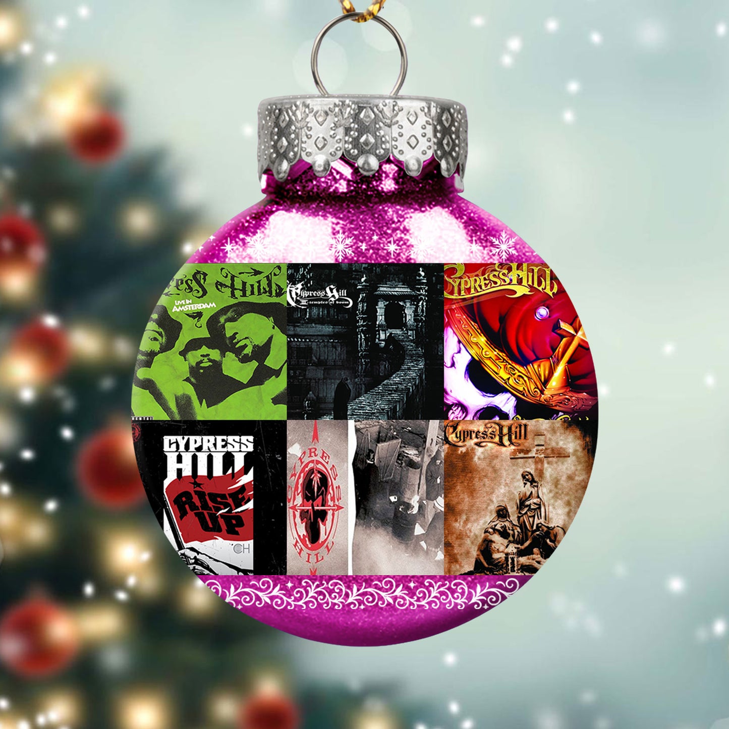 Cypress Hill Album Covers Christmas Ball Ornament