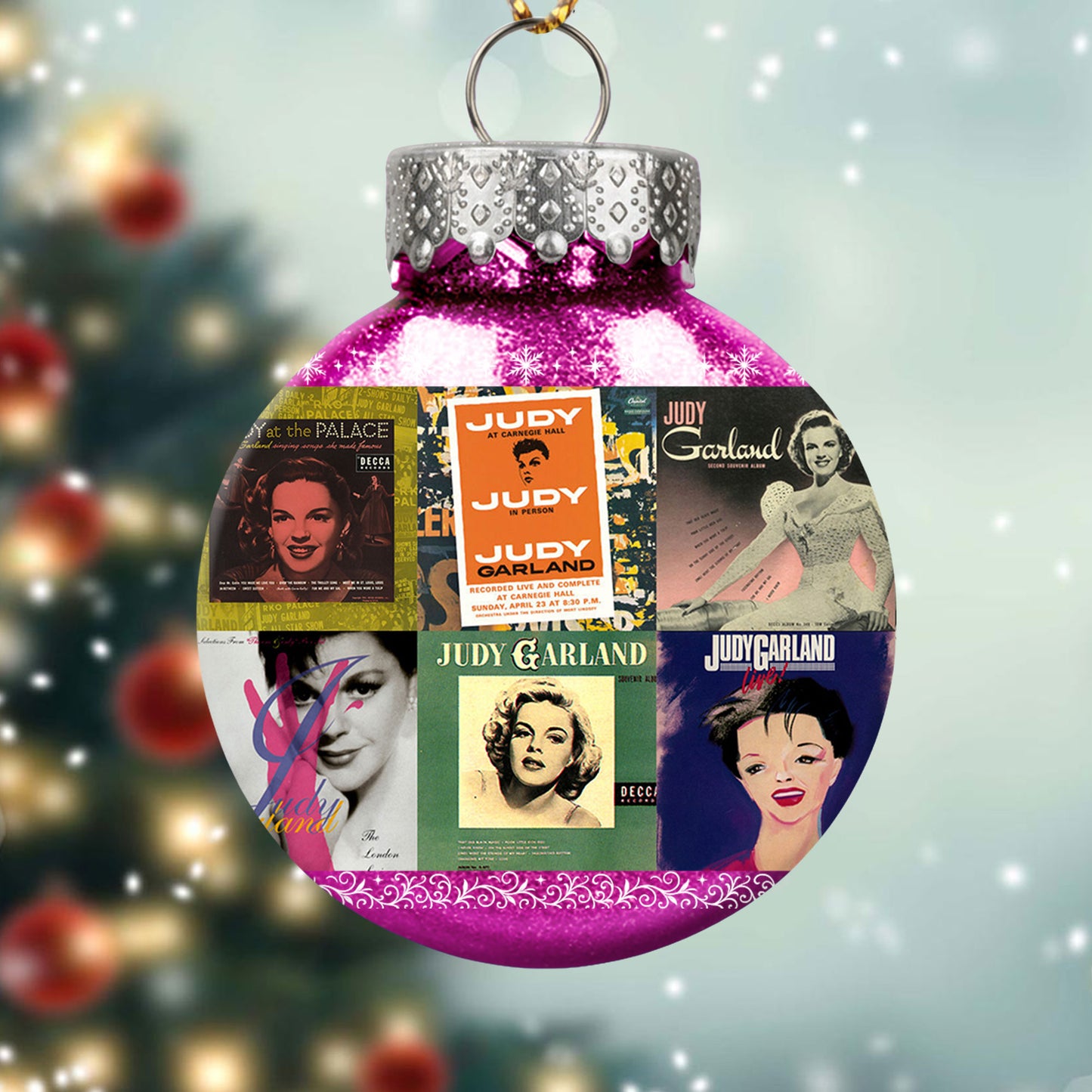 Judy Garland Ball Ornament – A Tribute to Timeless Hollywood Magic