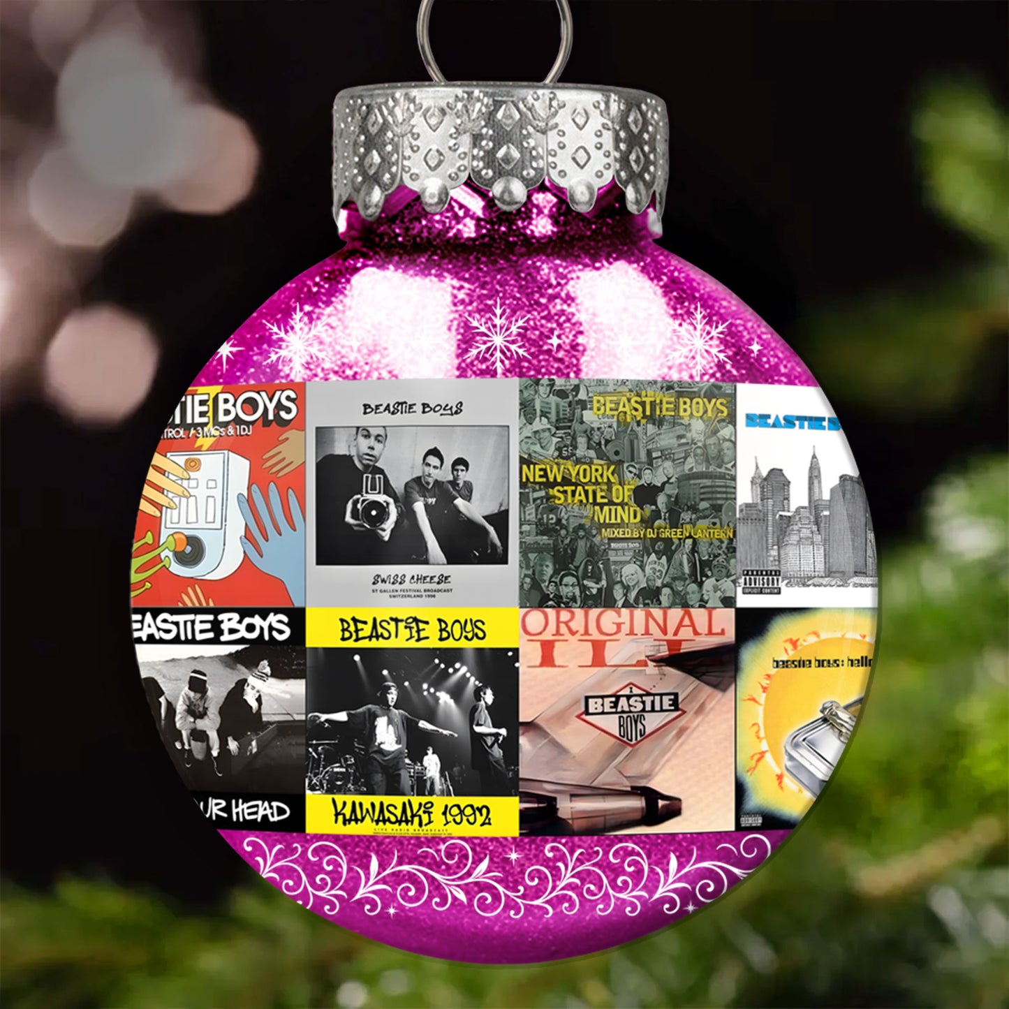 Beastie Boys Ball Ornament – A Classic Hip-Hop Twist for Your Holidays