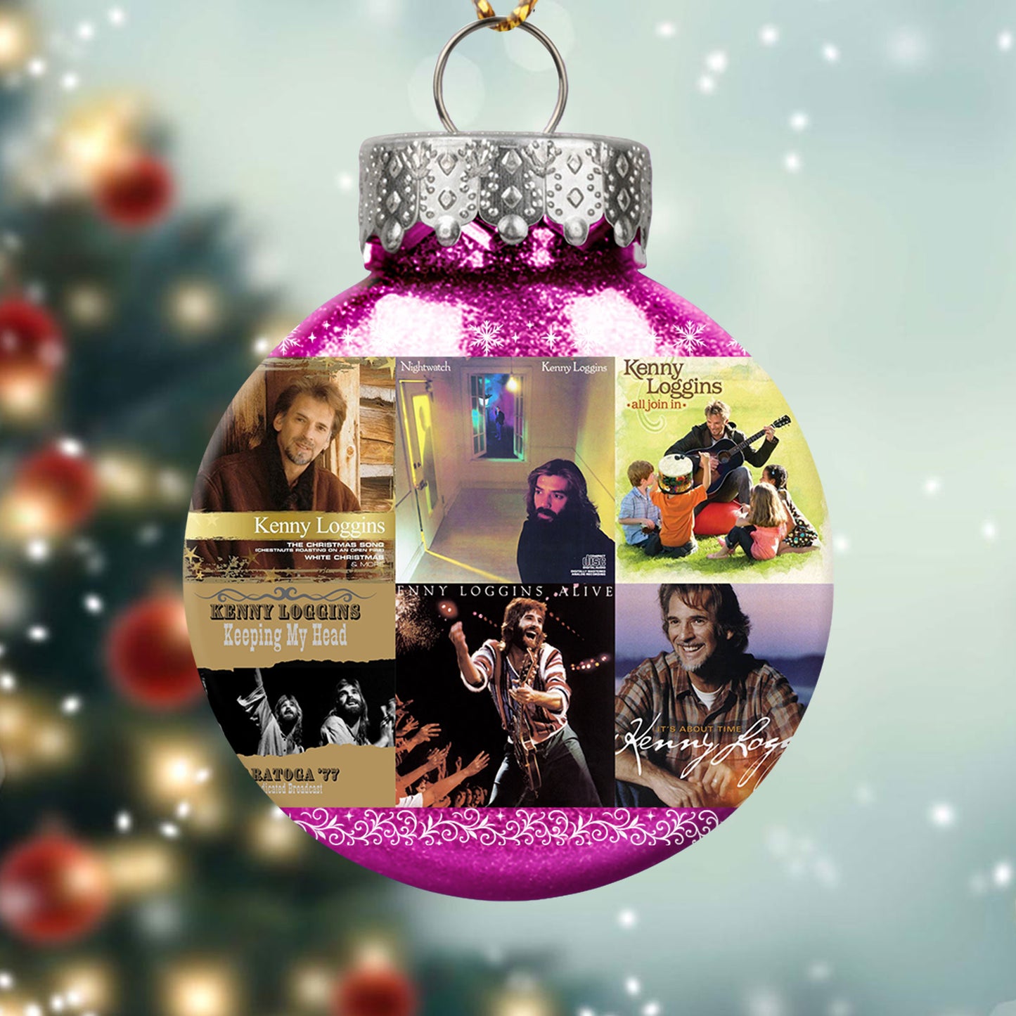 Kenny Loggins Ball Ornament – A Heartwarming Christmas Gift for Music Lovers