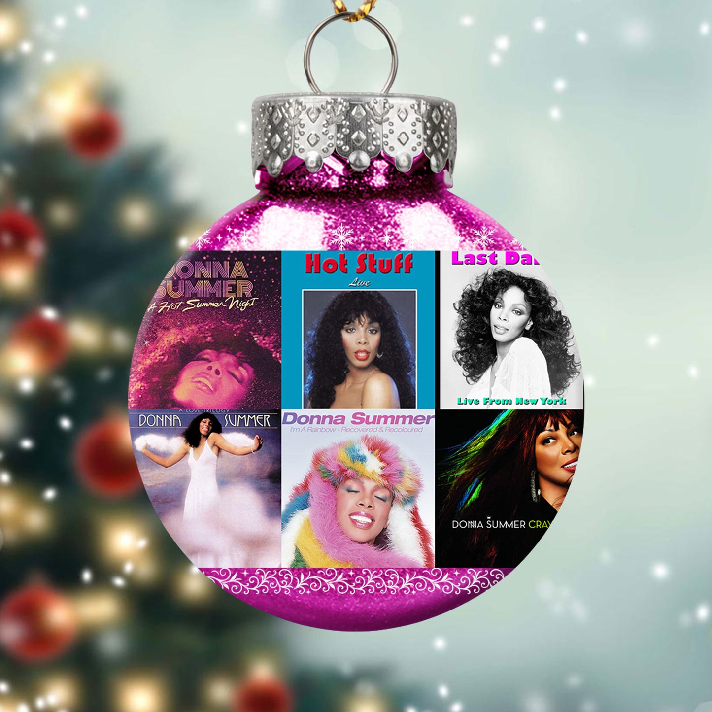 Donna Summer Ball Ornament – Disco Queen Magic for the Holidays