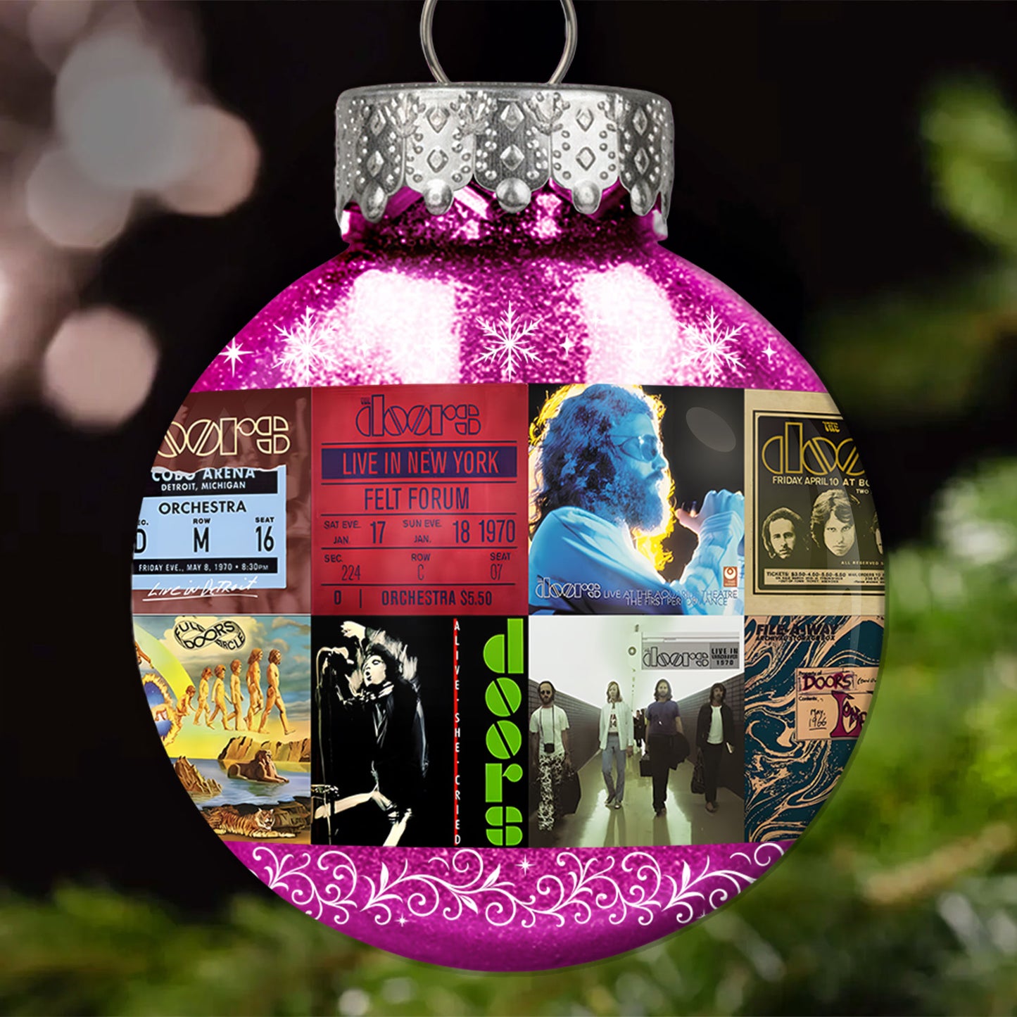 The Doors Ball Ornament – A Psychedelic Tribute to Timeless Rock