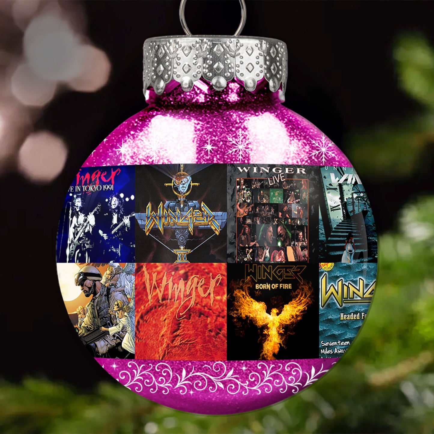 Winger Ball Ornament – Classic Hard Rock Energy