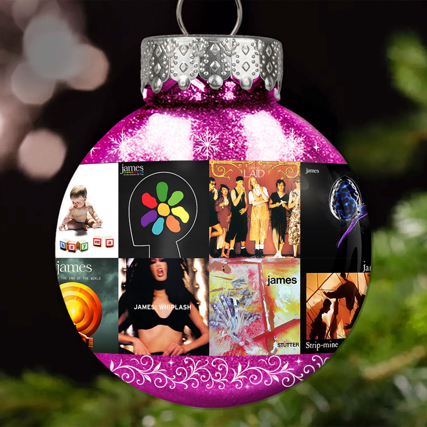 James Band Ball Ornament – Indie Rock Icons Collection