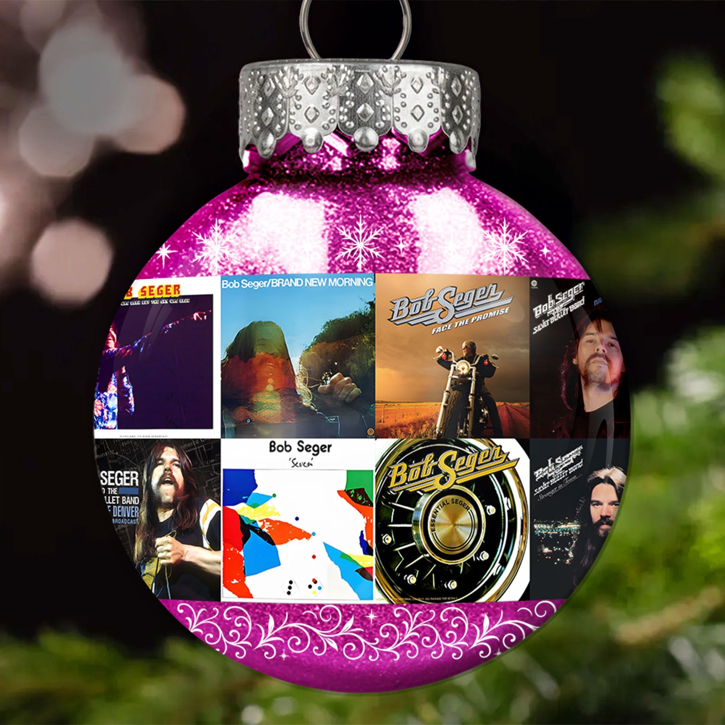 Bob Seger Ball Ornament – Classic Rock Spirit