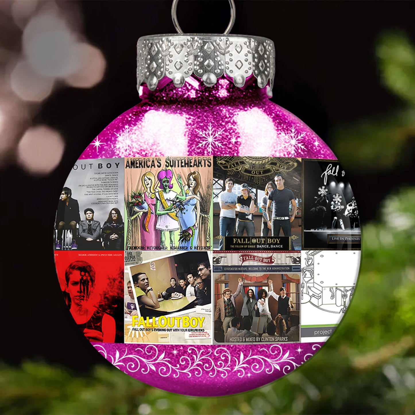 Fall Out Boy Ball Ornament – Pop Punk Energy Collection