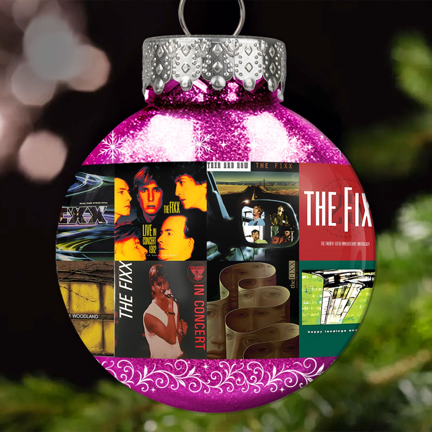 The Fixx Ball Ornament – A Retro Christmas Gift for True Music Fans