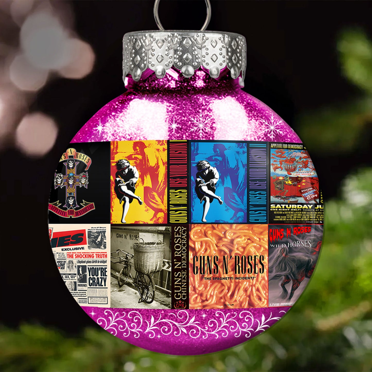 Guns N’ Roses Ball Ornament – Hard Rock Icons