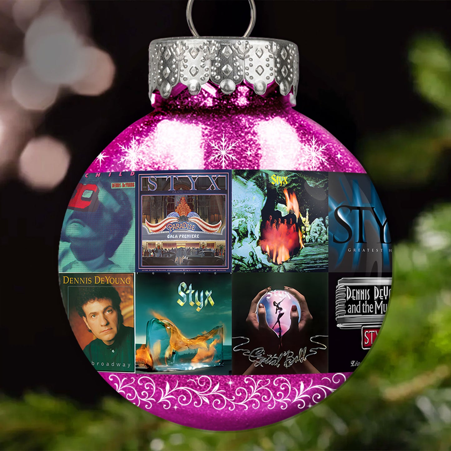 Dennis DeYoung Ball Ornament – The Voice of Styx Collection