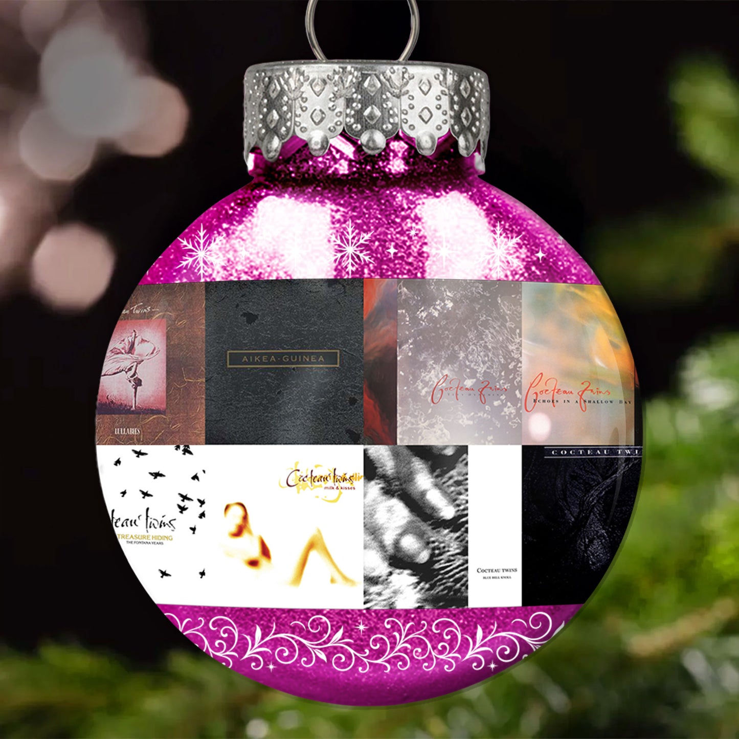 Cocteau Twins Ball Ornament – Dream Pop Serenity