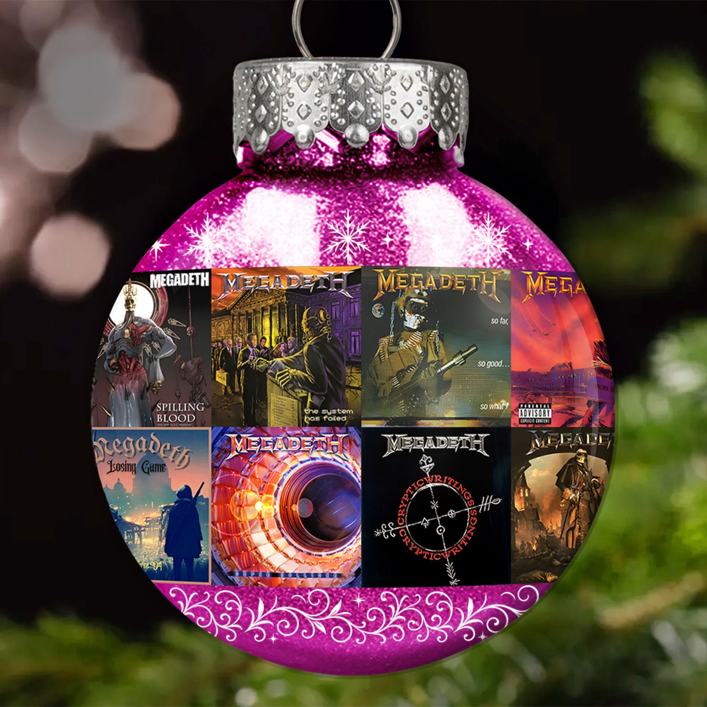 Megadeth Ball Ornament – A Heavy Metal Christmas Keepsake