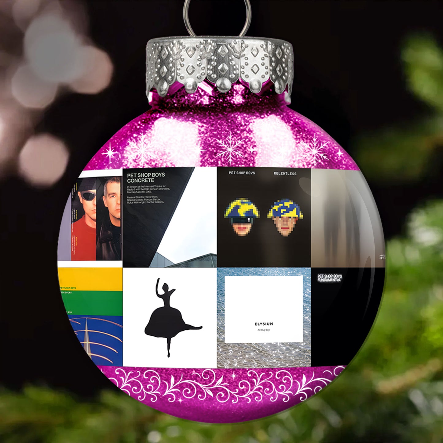 Pet Shop Boys Ball Ornament – A Stylish Christmas Gift for Music Lovers