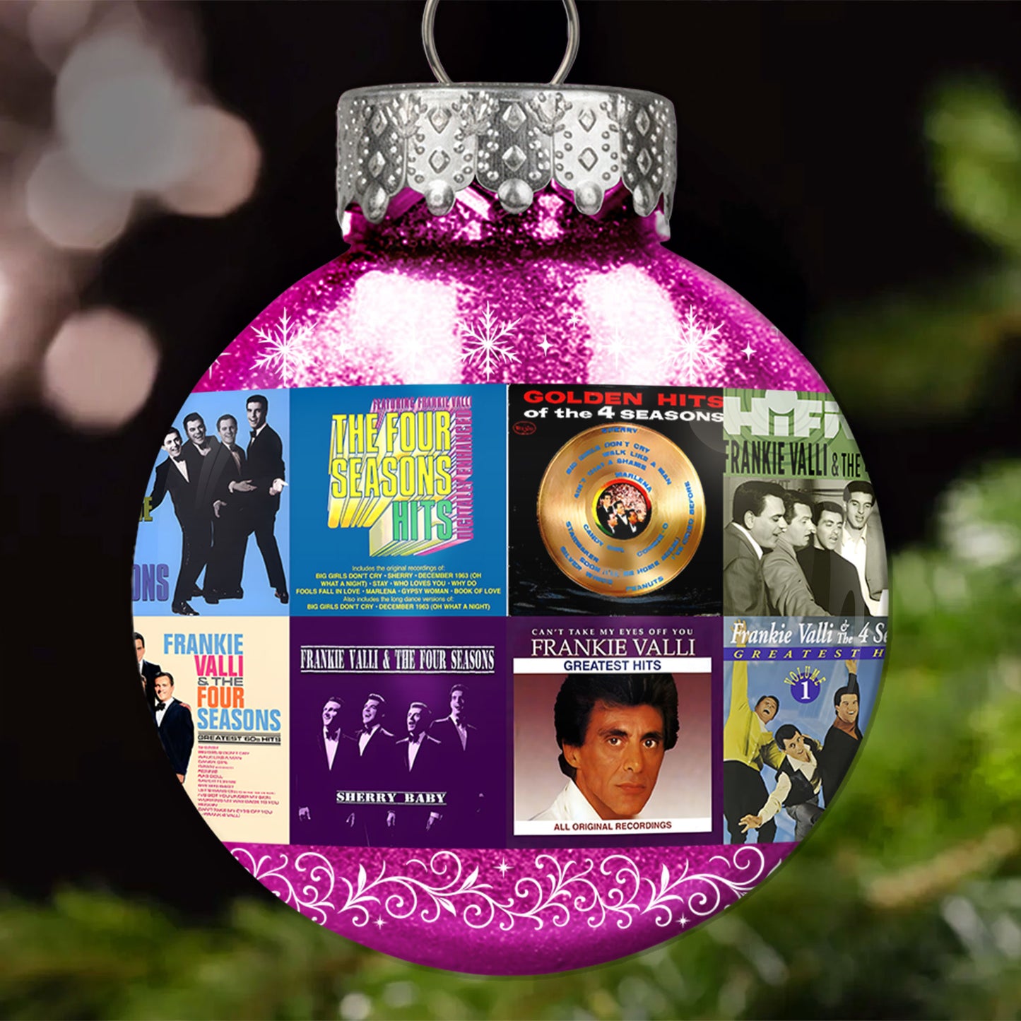 Frankie Valli & The Four Seasons Ball Ornament – Timeless Pop Harmony