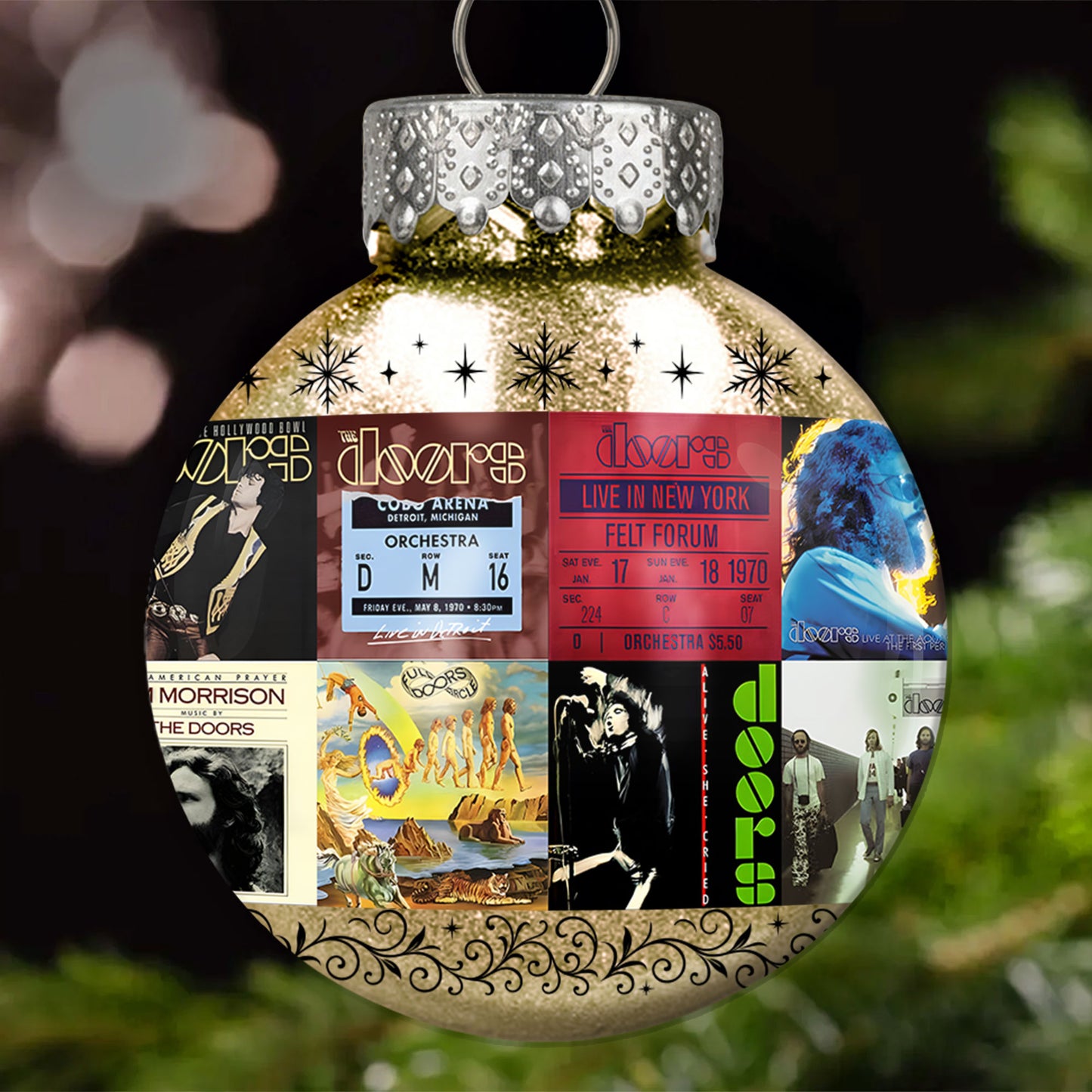 The Doors Ball Ornament – A Psychedelic Tribute to Timeless Rock