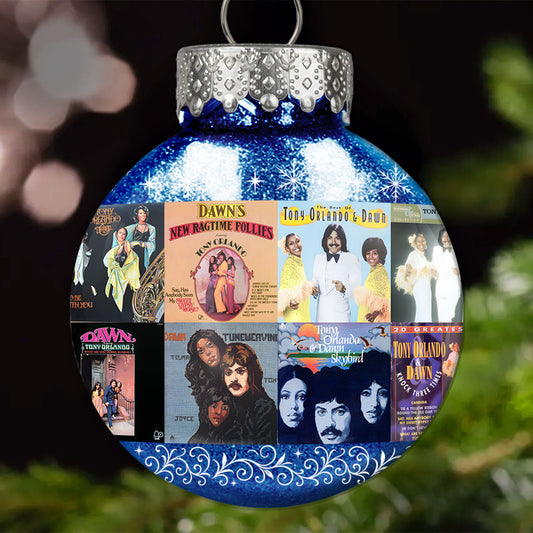 Tony Orlando & Dawn Ball Ornament – A Heartwarming Holiday Gift for Music Lovers