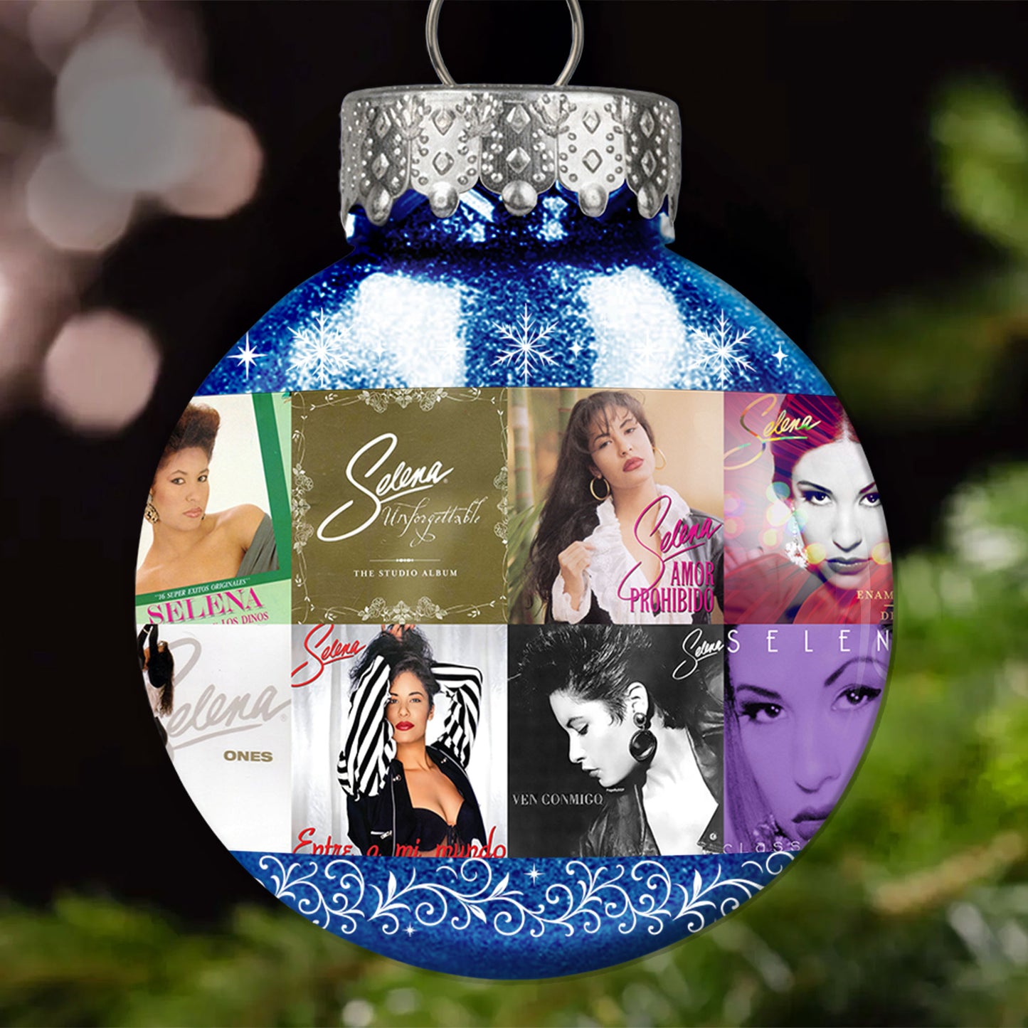 Selena Ball Ornament – The Queen of Tejano Shines Bright This Christmas