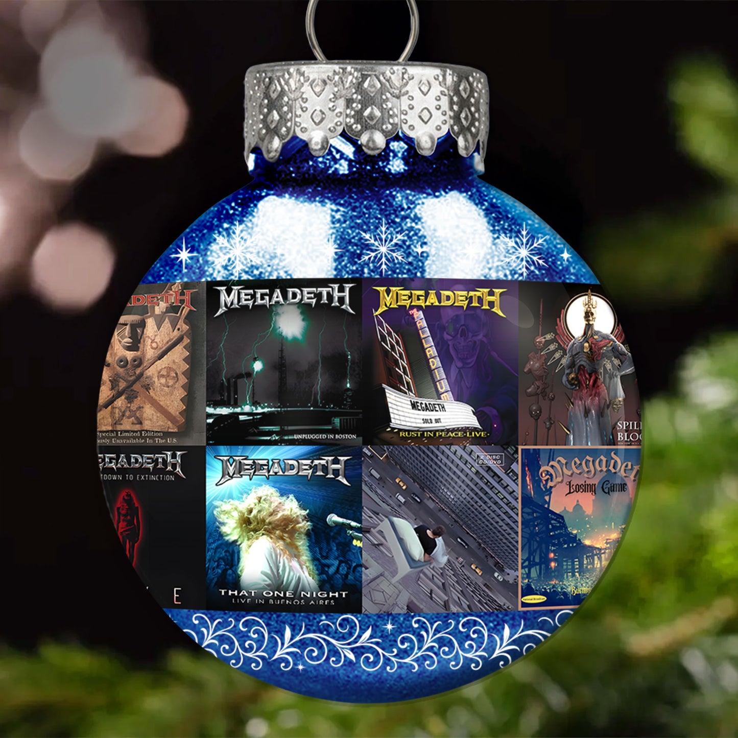 Megadeth Ball Ornament – A Heavy Metal Christmas Keepsake
