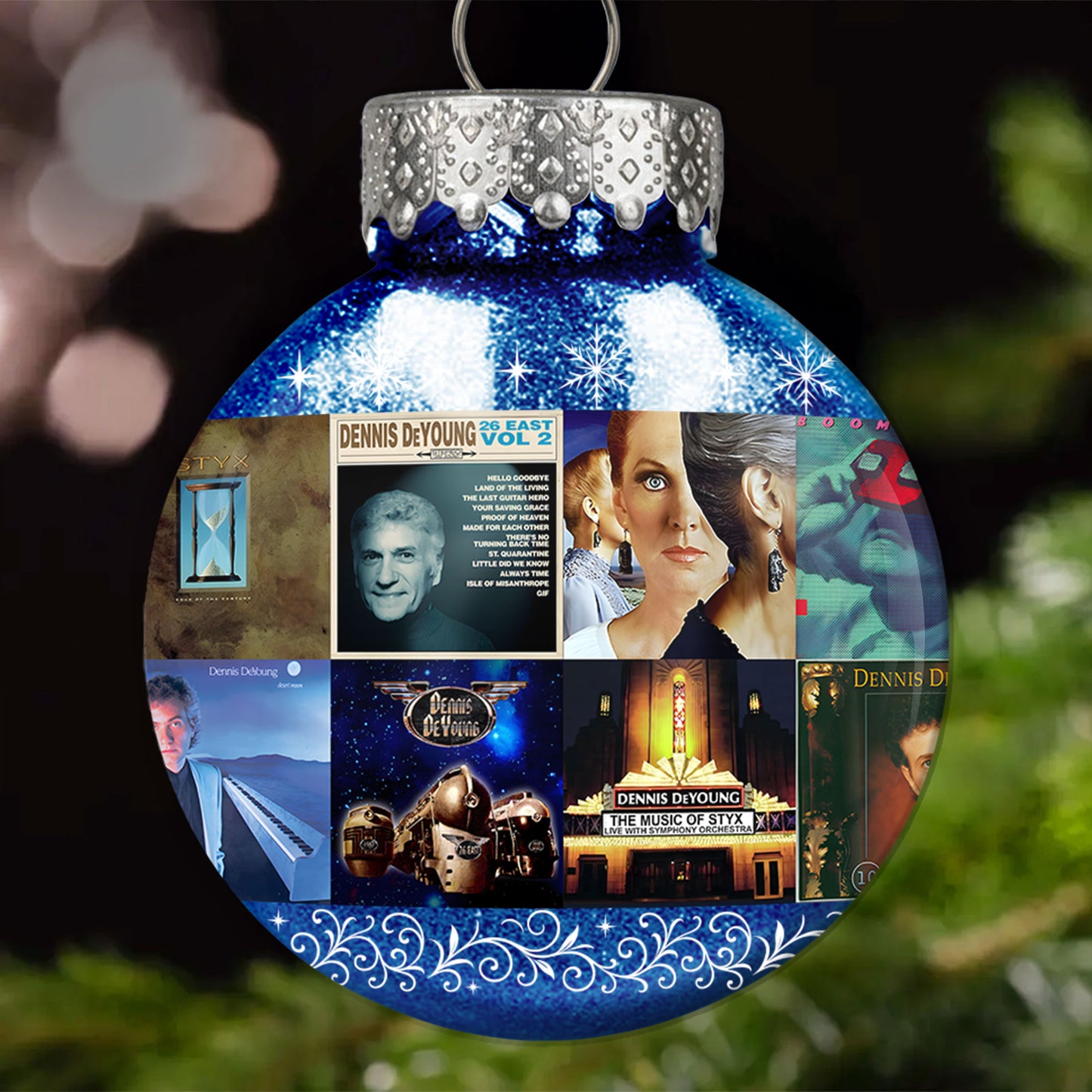 Dennis DeYoung Ball Ornament – The Voice of Styx Collection