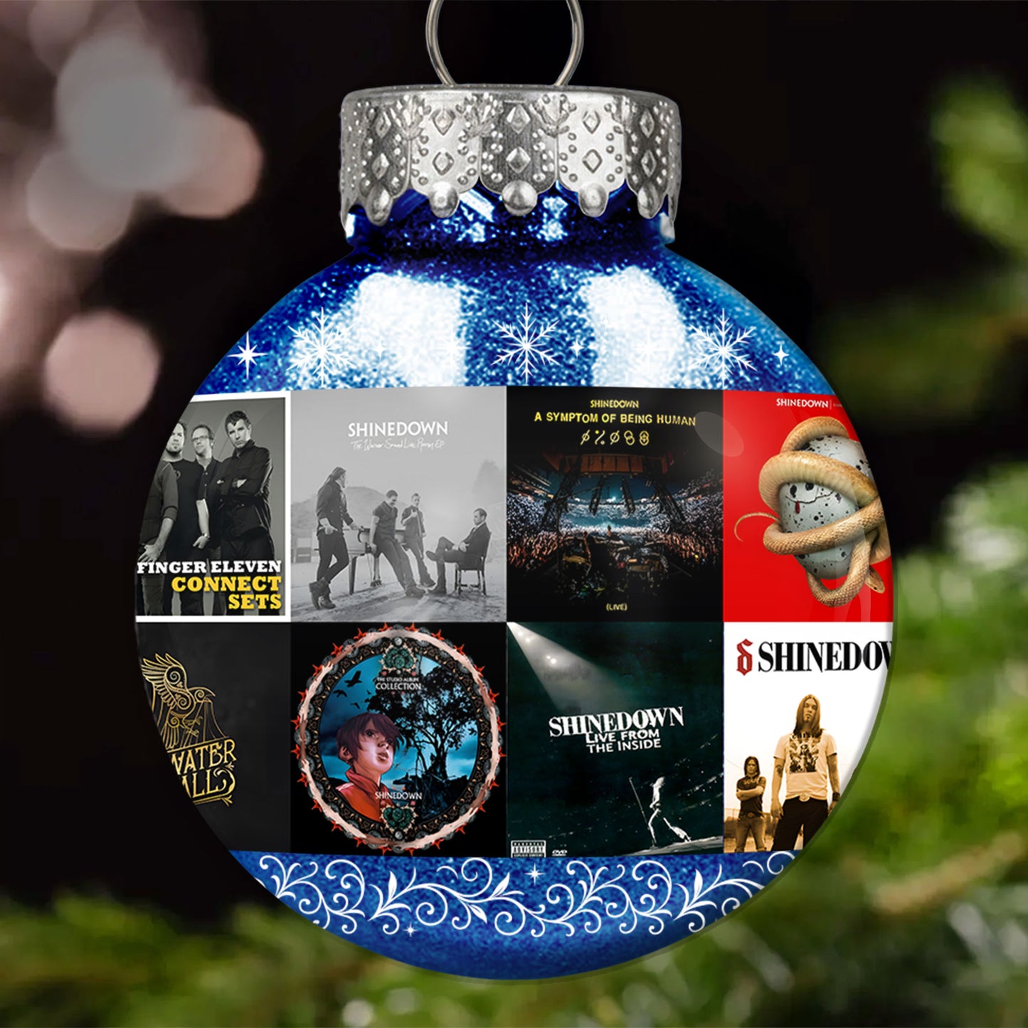 Shinedown Ball Ornament – Rock Resilience Wrapped in Holiday Glow