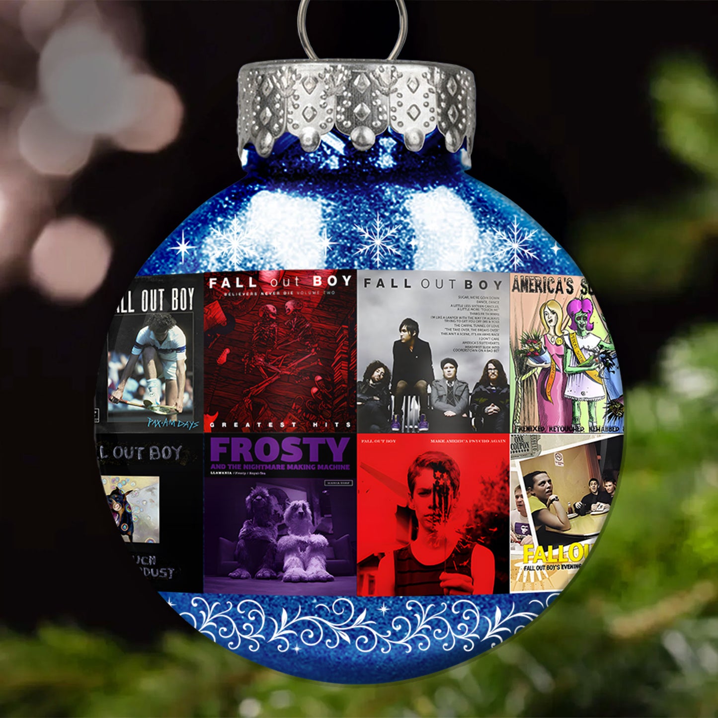 Fall Out Boy Ball Ornament – Pop Punk Energy Collection