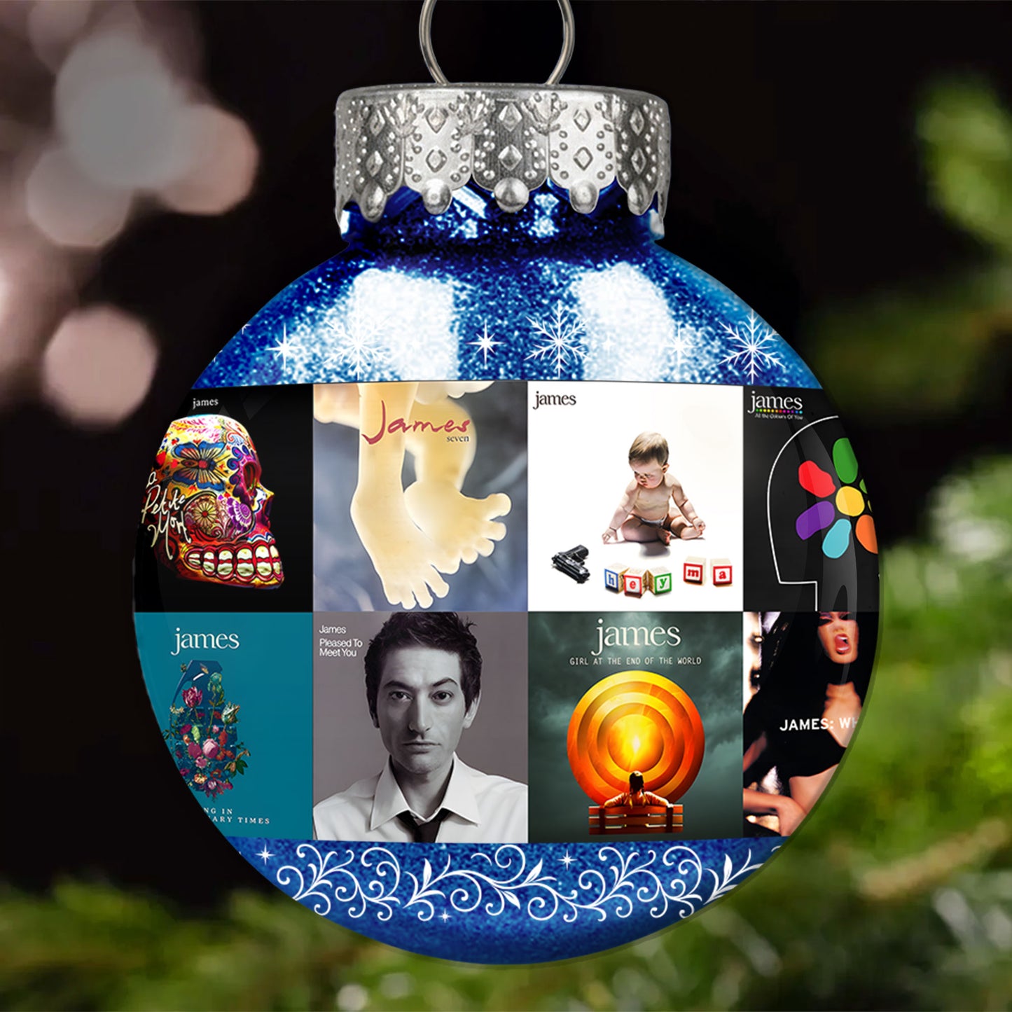 James Band Ball Ornament – Indie Rock Icons Collection