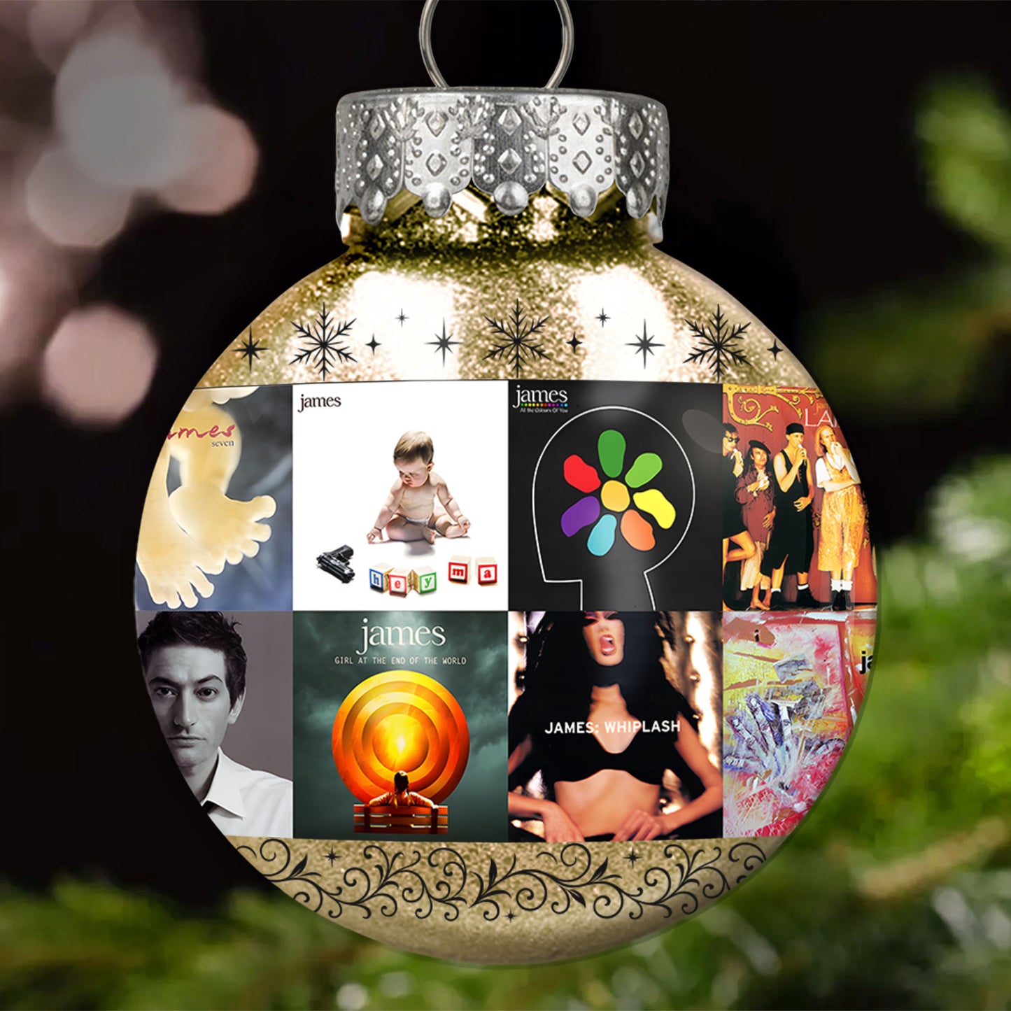 James Band Ball Ornament – Indie Rock Icons Collection