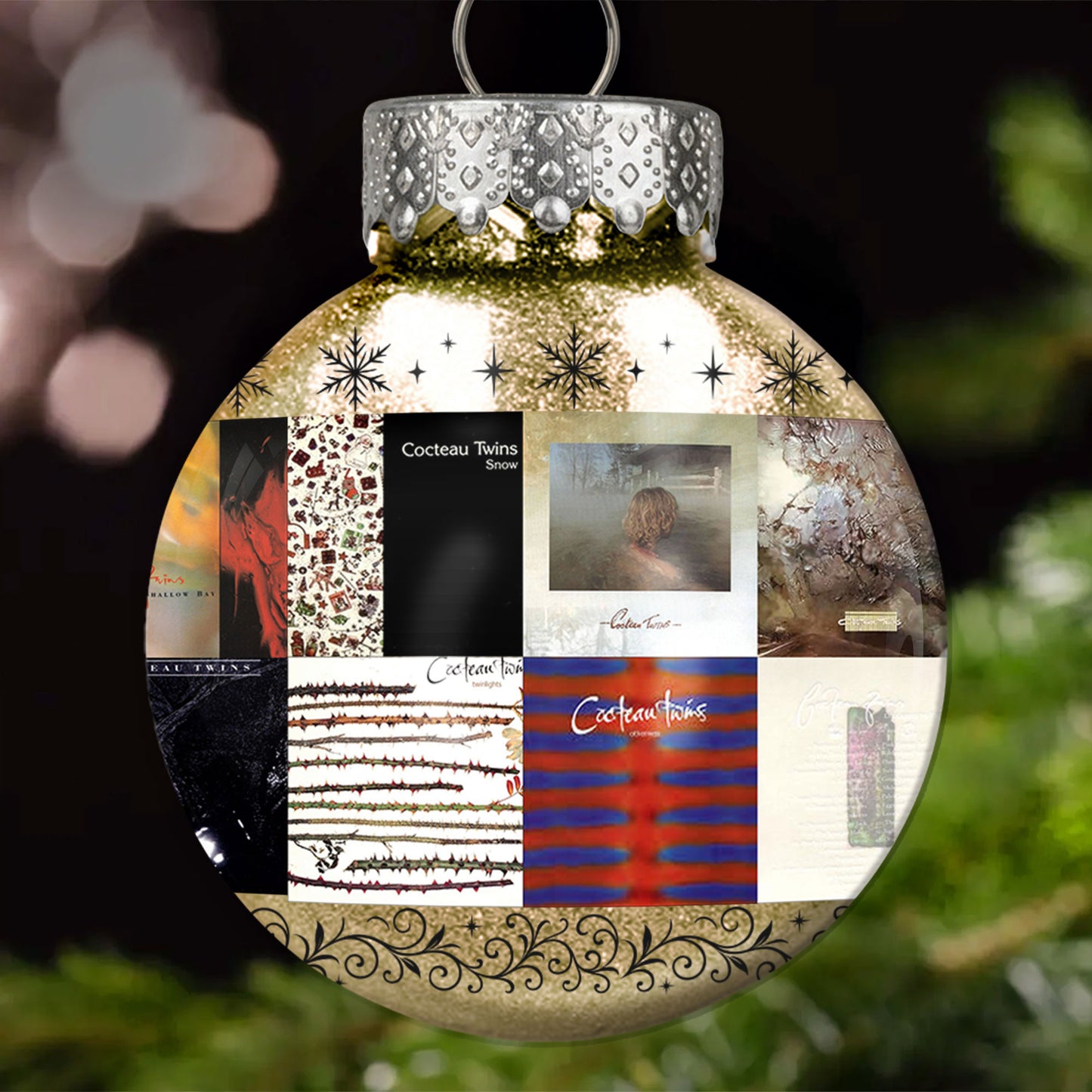 Cocteau Twins Ball Ornament – Dream Pop Serenity