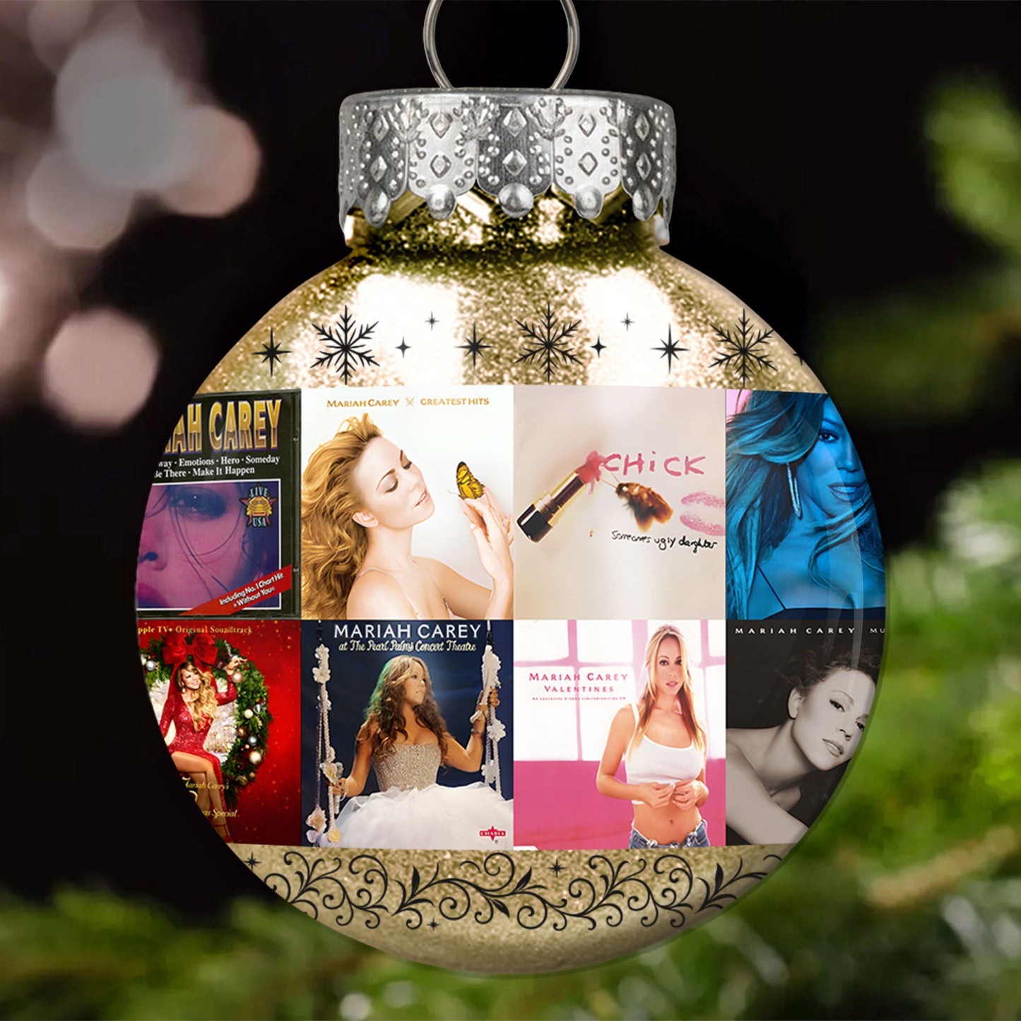 Mariah Carey Ball Ornament – A Sparkling Holiday Gift for Music Lovers