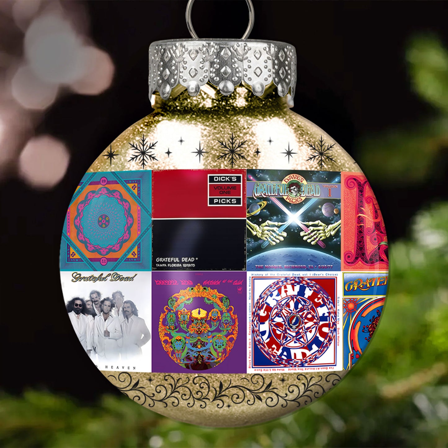 Grateful Dead Ball Ornament – The Spirit of Psychedelic Rock