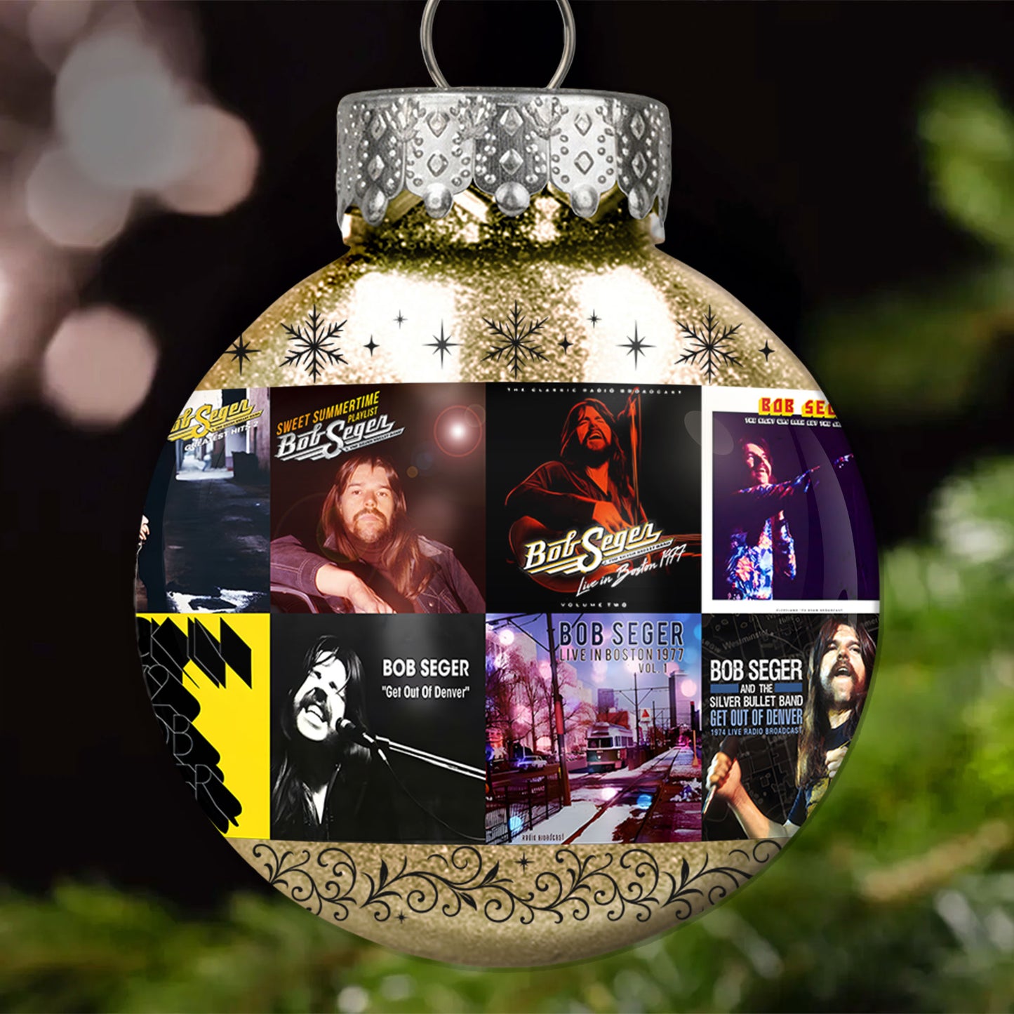 Bob Seger Ball Ornament – Classic Rock Spirit