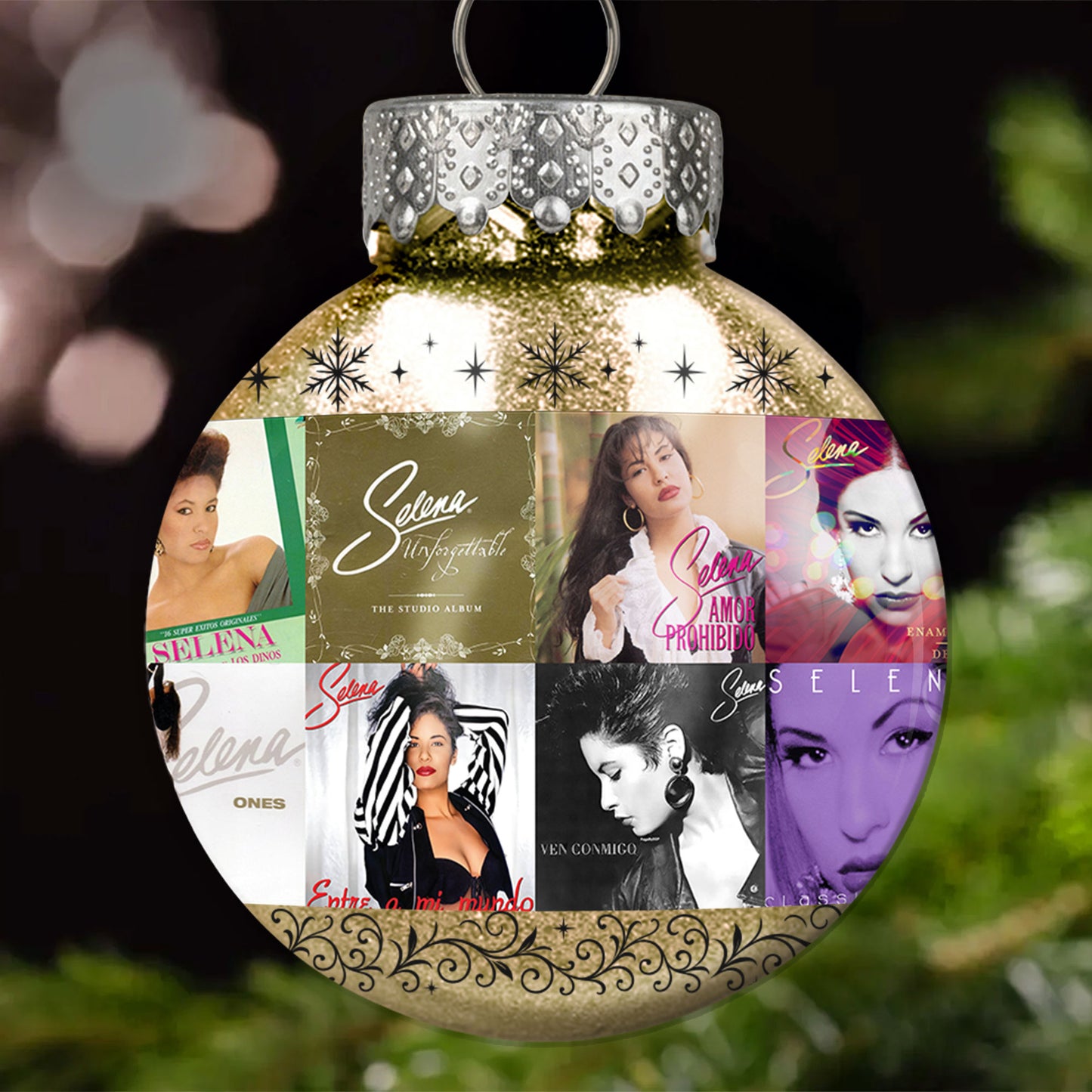 Selena Ball Ornament – The Queen of Tejano Shines Bright This Christmas