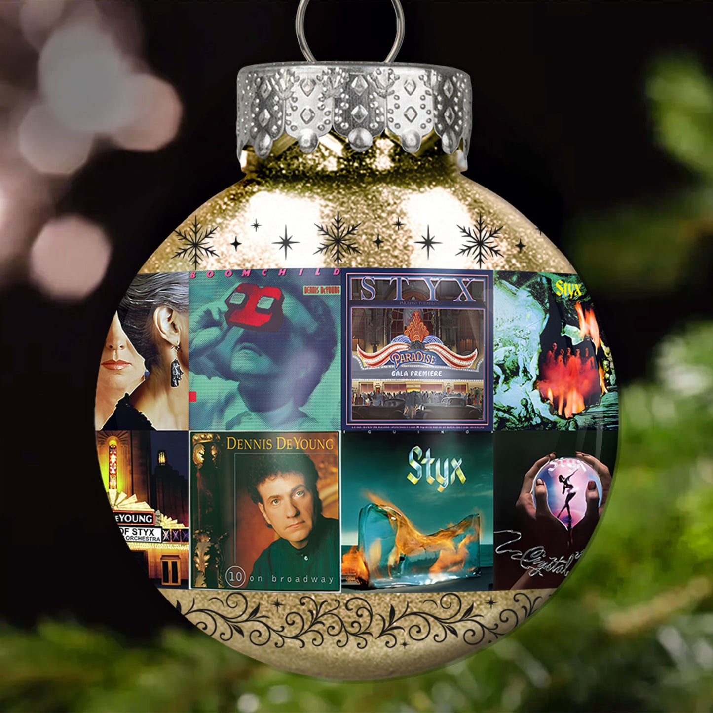 Dennis DeYoung Ball Ornament – The Voice of Styx Collection