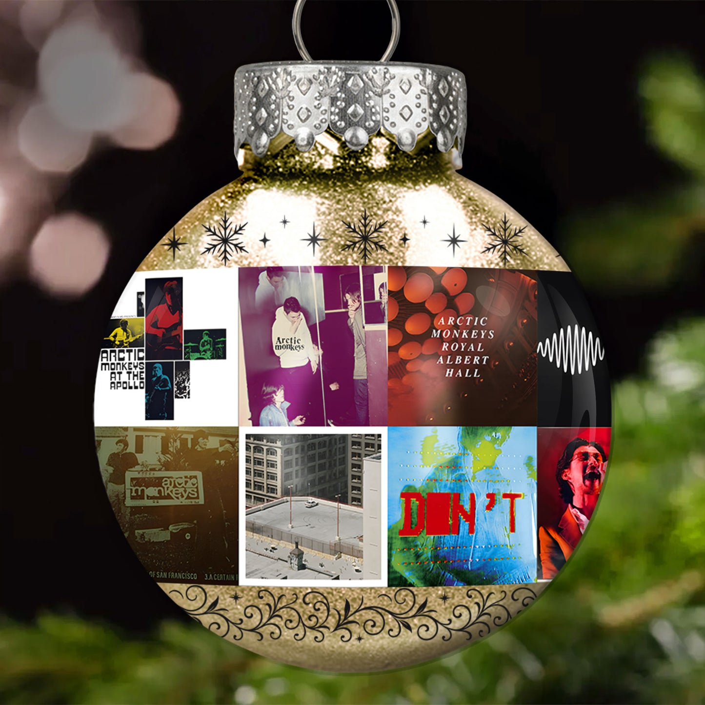 Arctic Monkeys Ball Ornament – Indie Rock Vibes