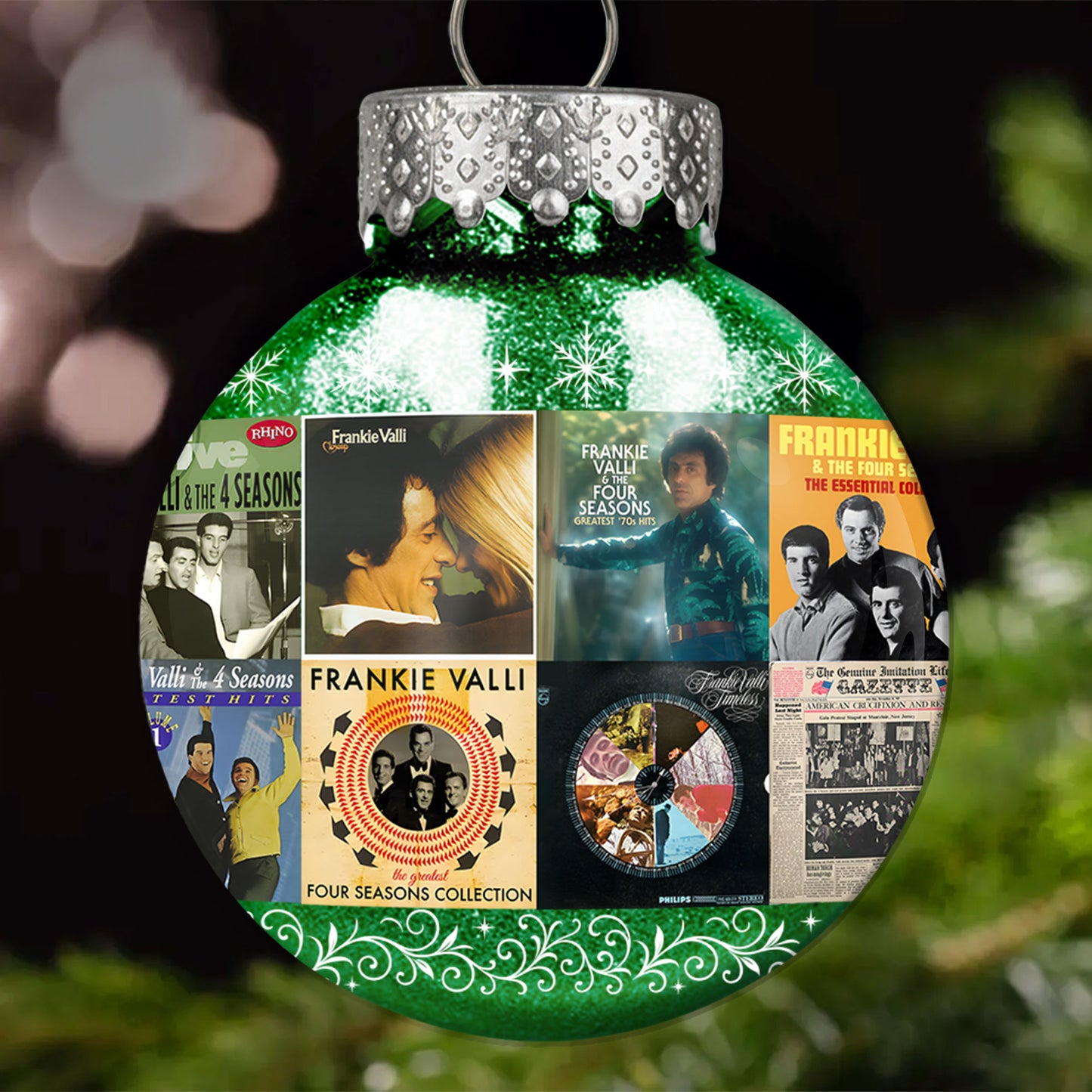 Frankie Valli & The Four Seasons Ball Ornament – Timeless Pop Harmony