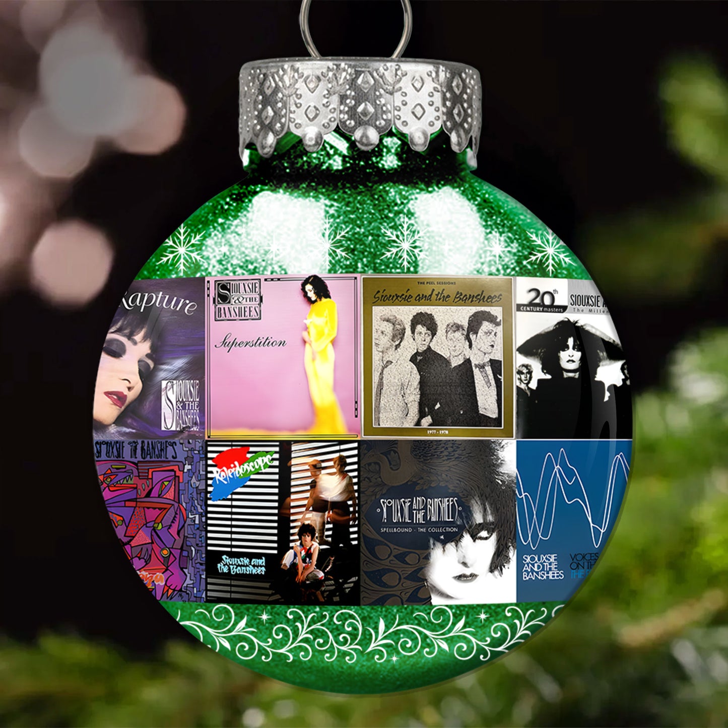 Siouxsie and the Banshees Ball Ornament – Post-Punk Icons