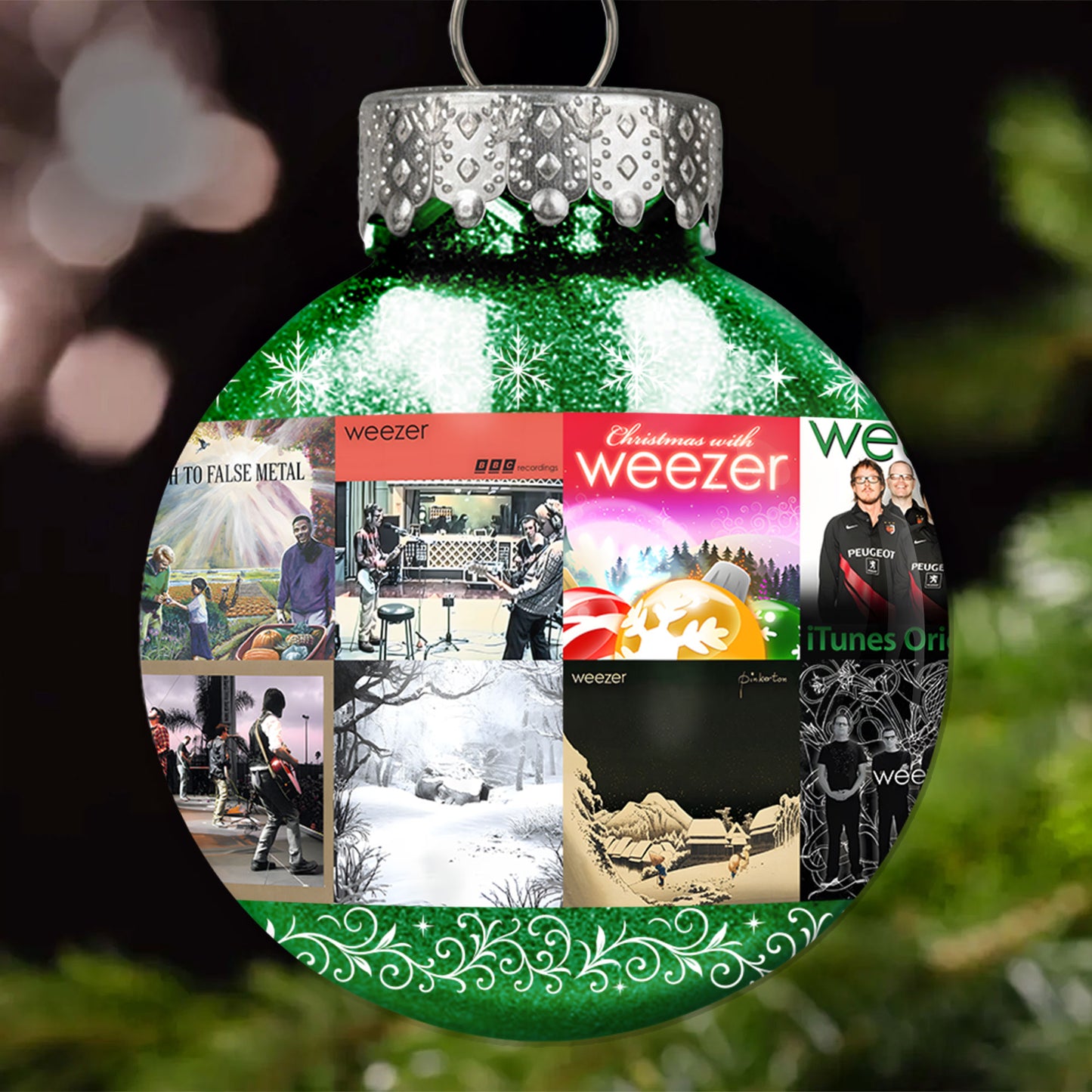 Weezer Ball Ornament – Alternative Rock Legends