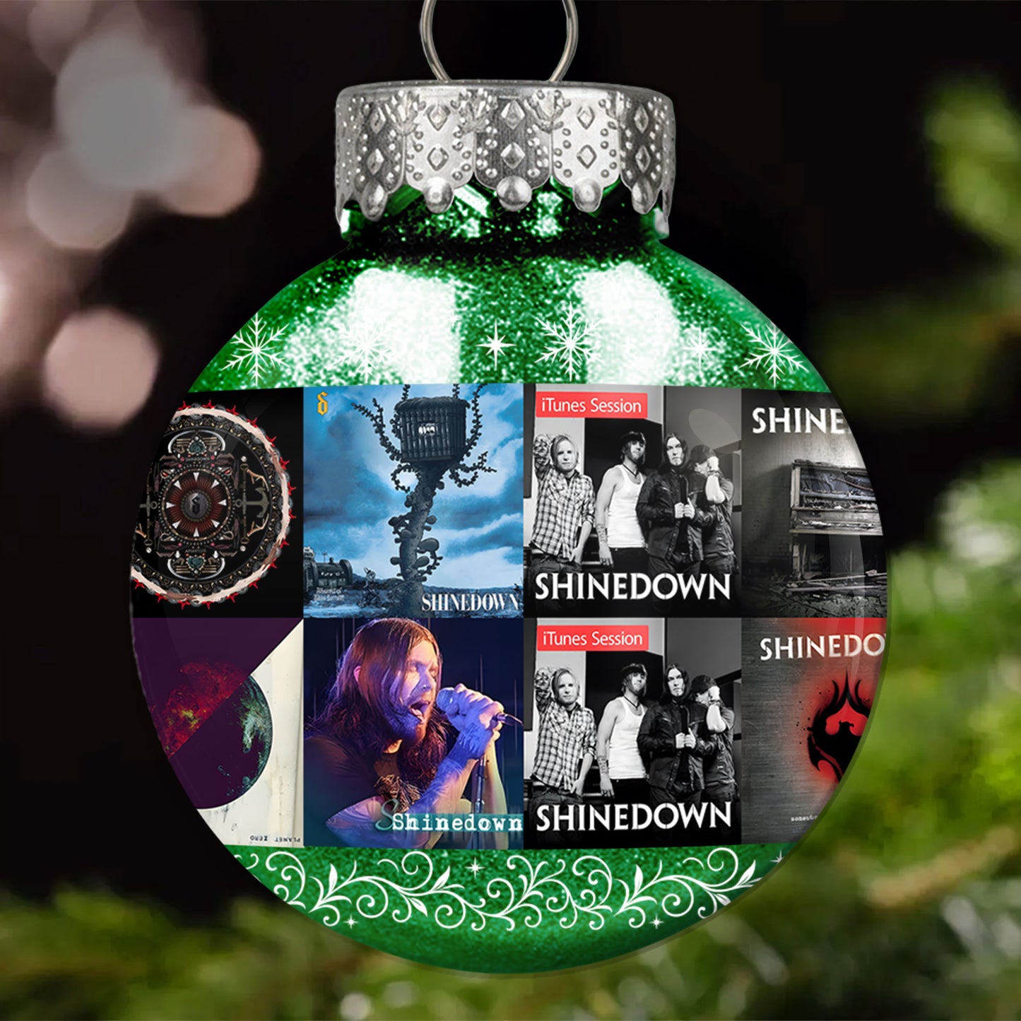 Shinedown Ball Ornament – Rock Resilience Wrapped in Holiday Glow