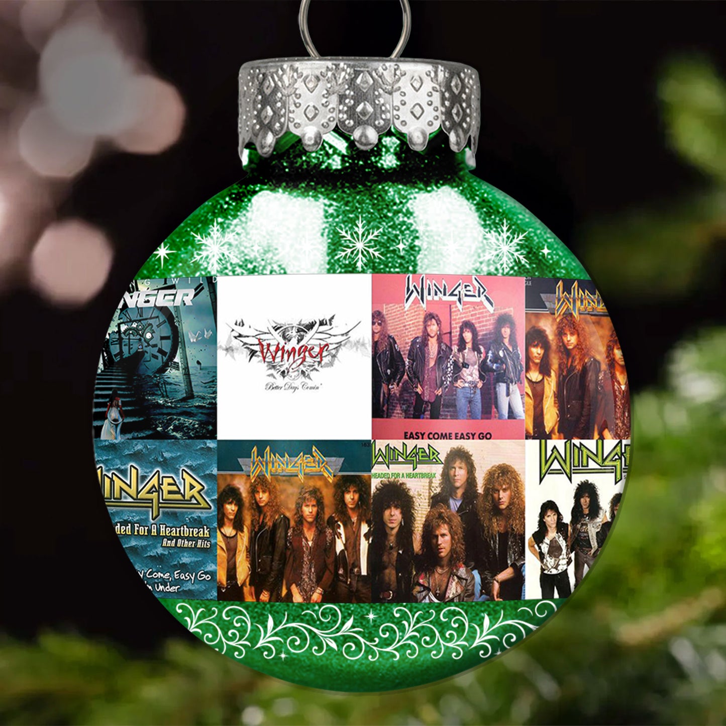 Winger Ball Ornament – Classic Hard Rock Energy