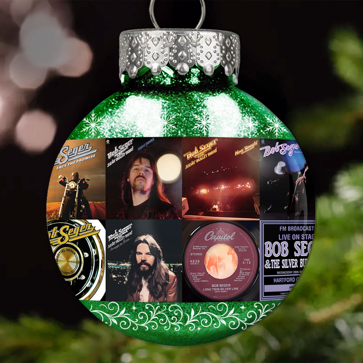 Bob Seger Ball Ornament – Classic Rock Spirit