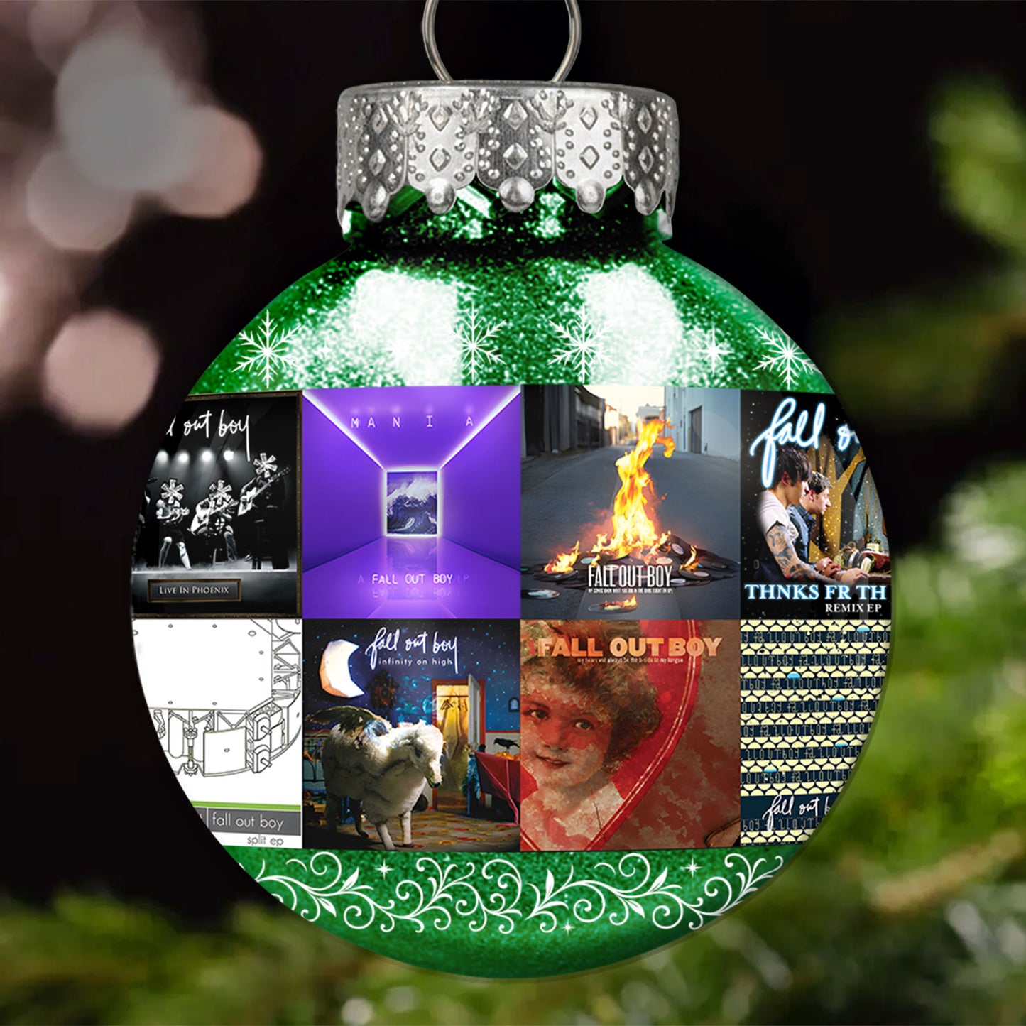 Fall Out Boy Ball Ornament – Pop Punk Energy Collection