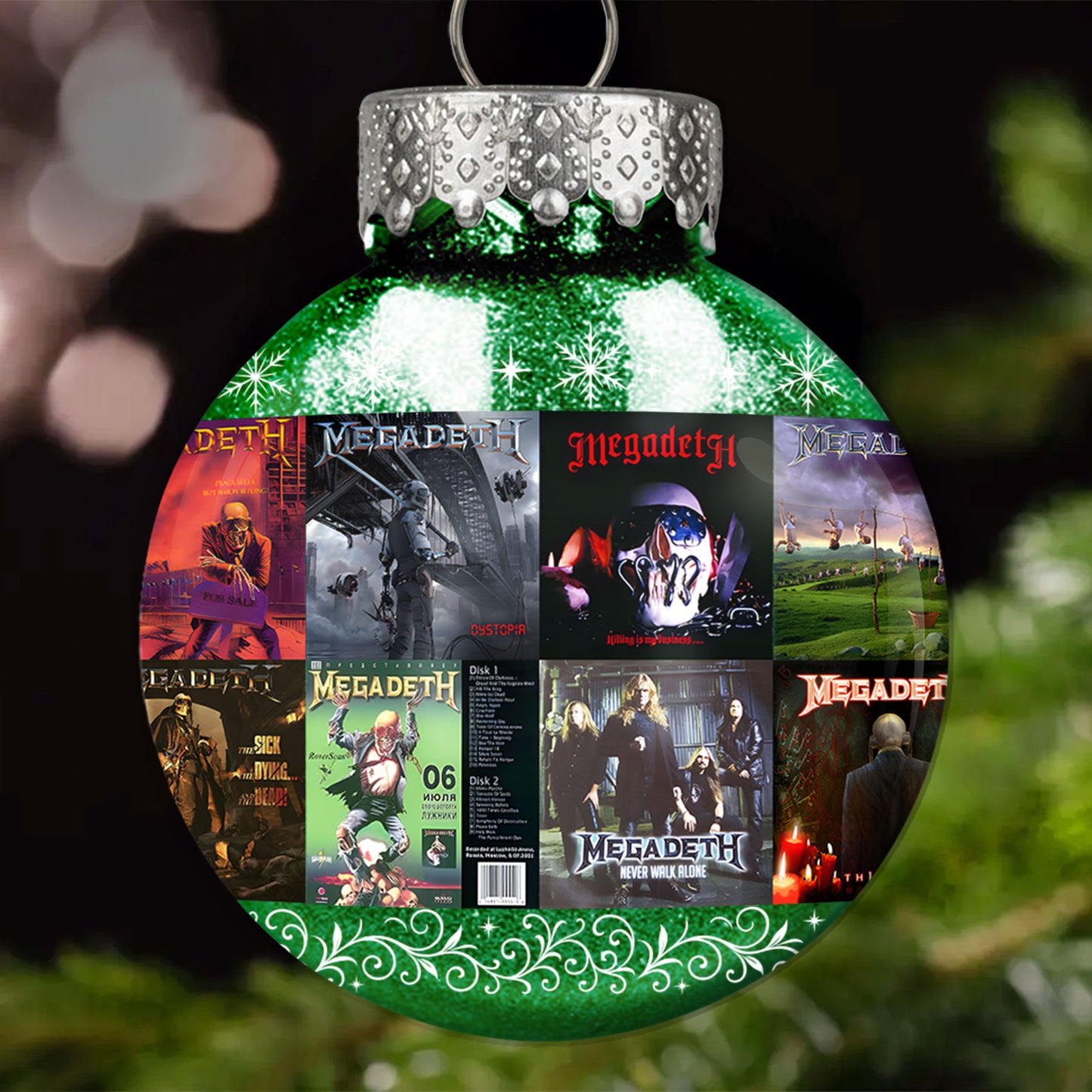 Megadeth Ball Ornament – A Heavy Metal Christmas Keepsake