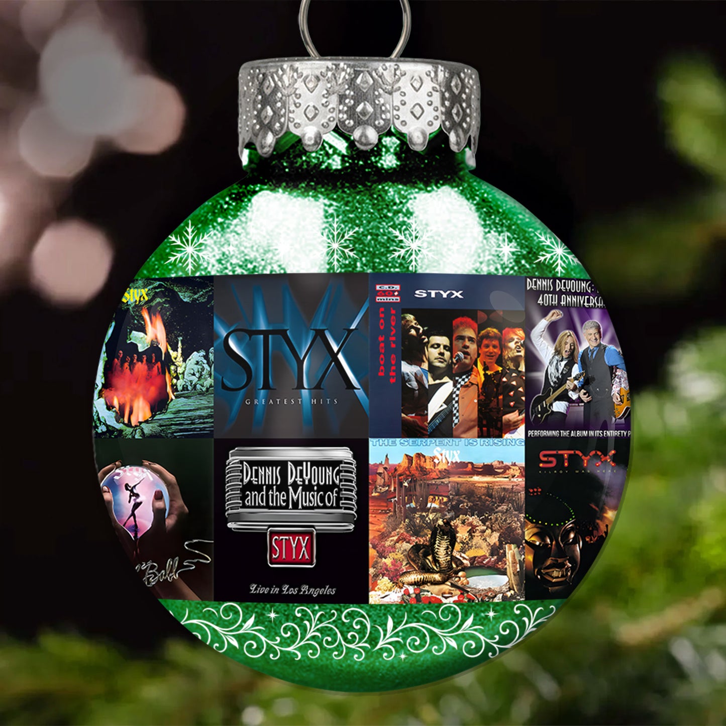 Dennis DeYoung Ball Ornament – The Voice of Styx Collection