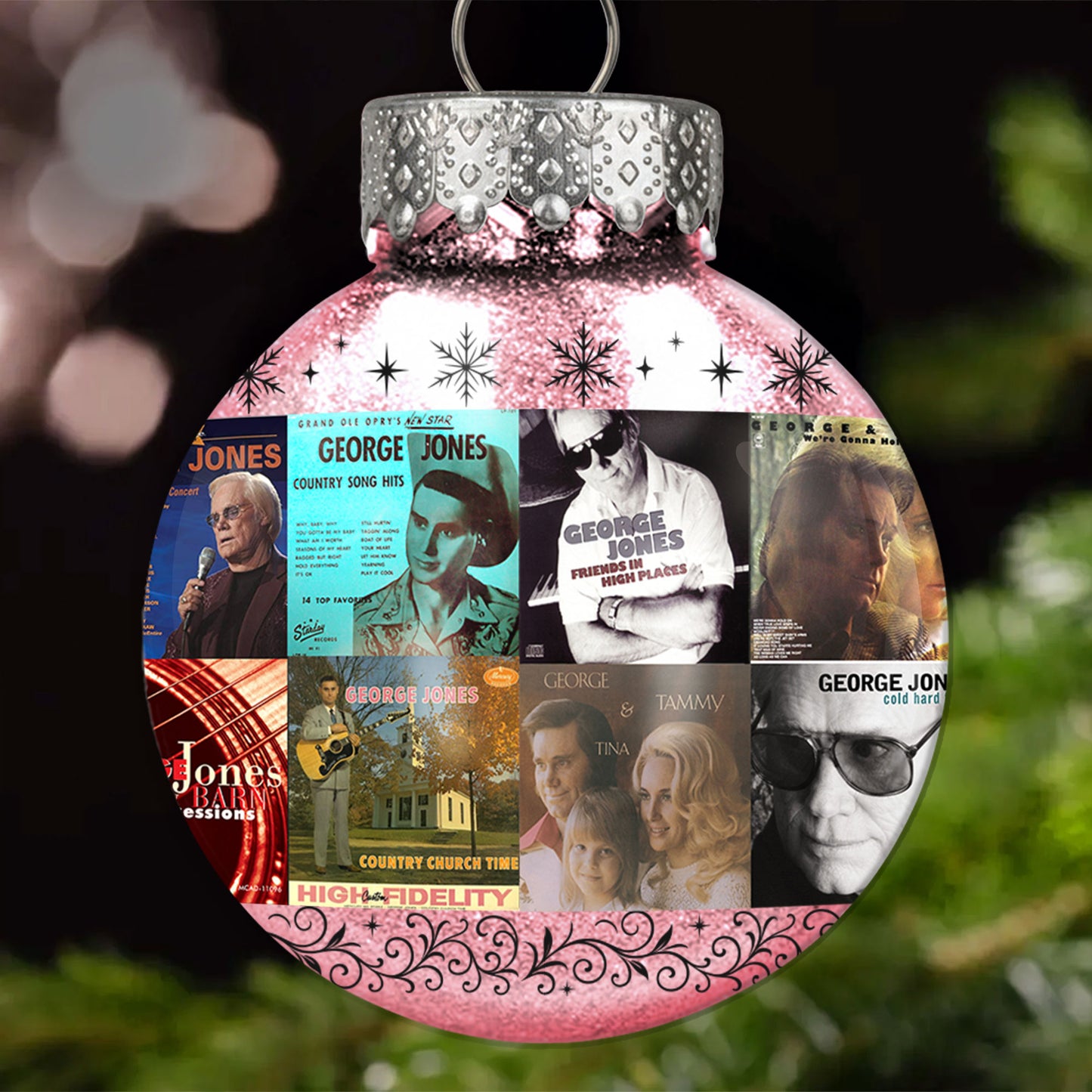 George Jones Ball Ornament – Classic Country Spirit for the Holidays