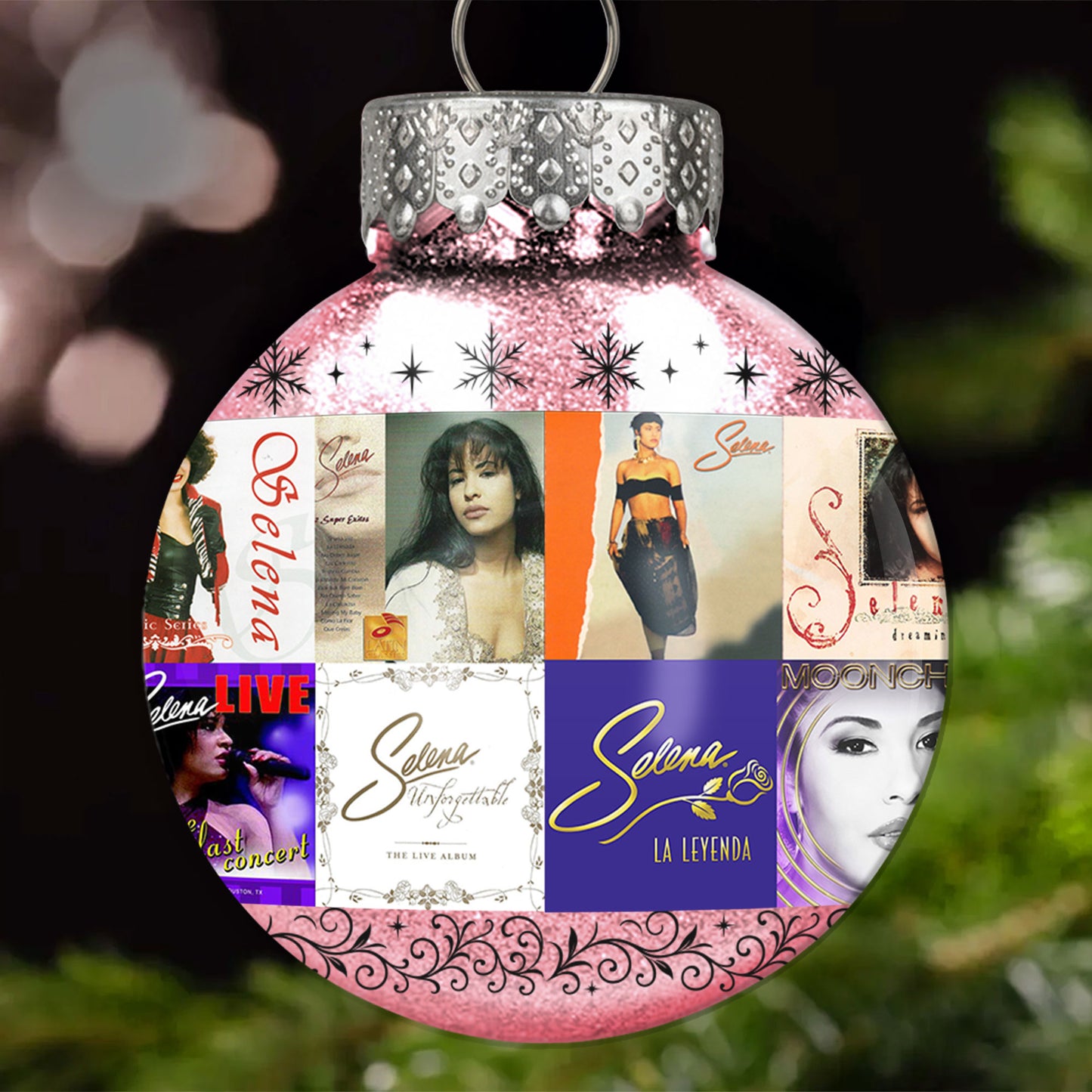 Selena Ball Ornament – The Queen of Tejano Shines Bright This Christmas