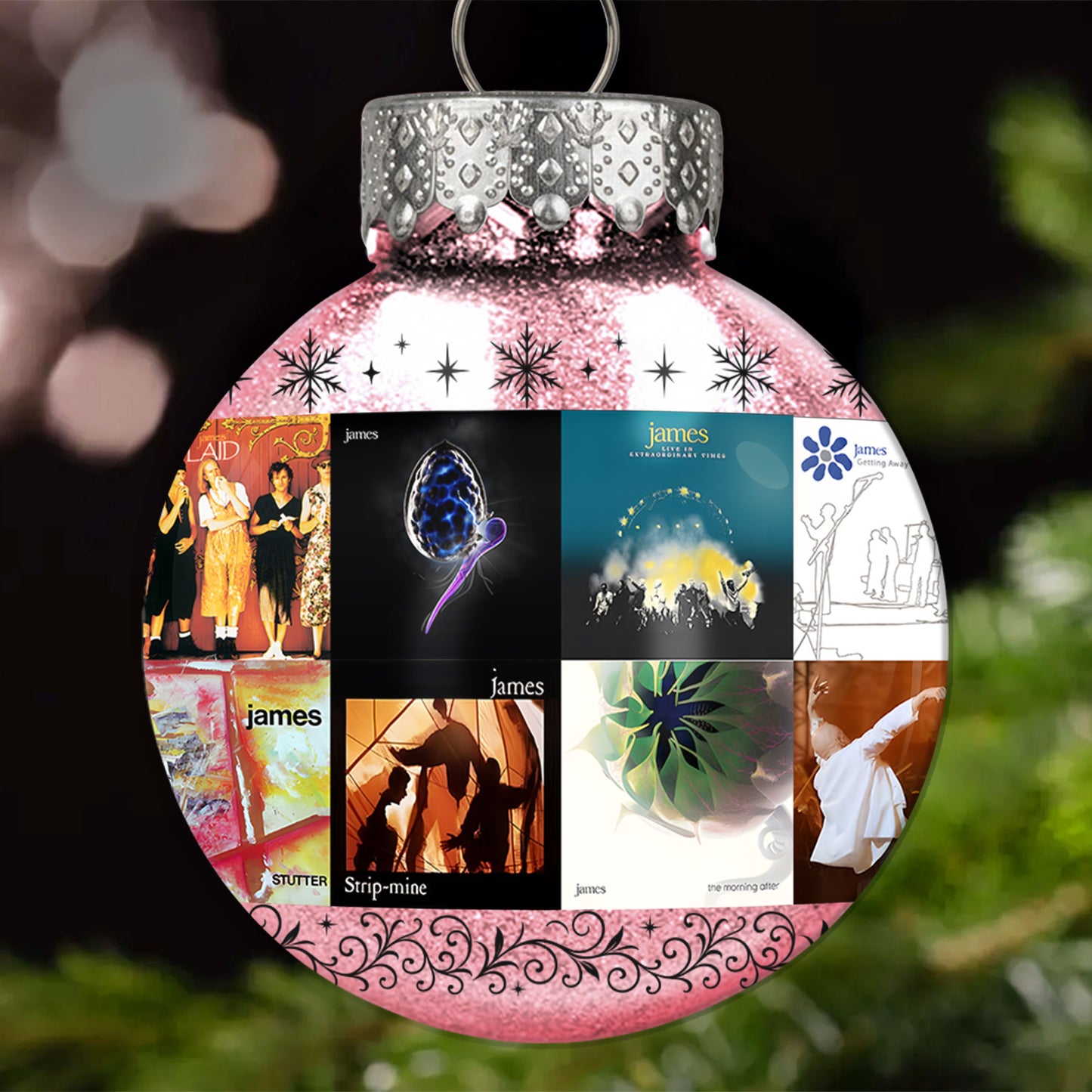 James Band Ball Ornament – Indie Rock Icons Collection